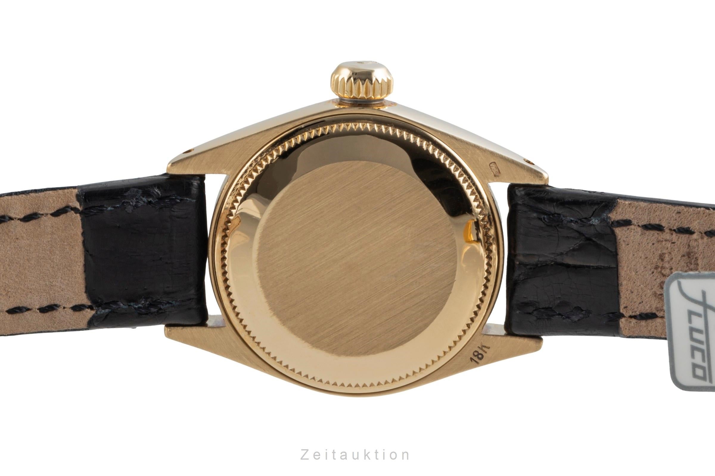 Rolex Lady Datejust or 18 ct automatique montre pour femmes 6927 Vintage  [2506635]