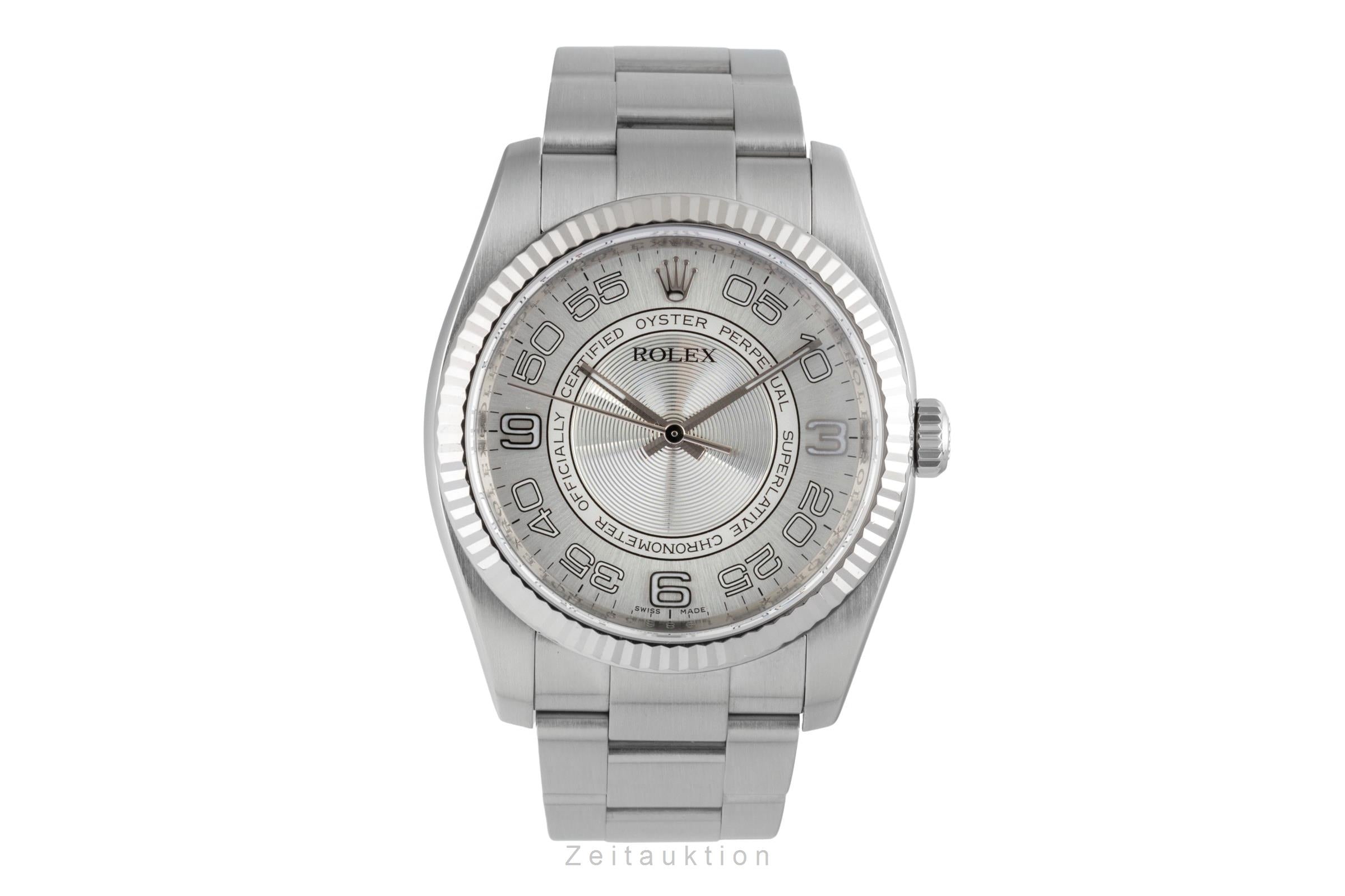 Rolex Oyster Perpetual steel / white gold automatic men's watch 116034  [2506637]