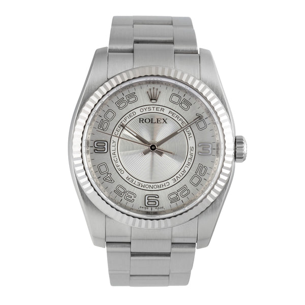 Rolex Oyster Perpetual steel / white gold automatic men's watch 116034  [2506637]