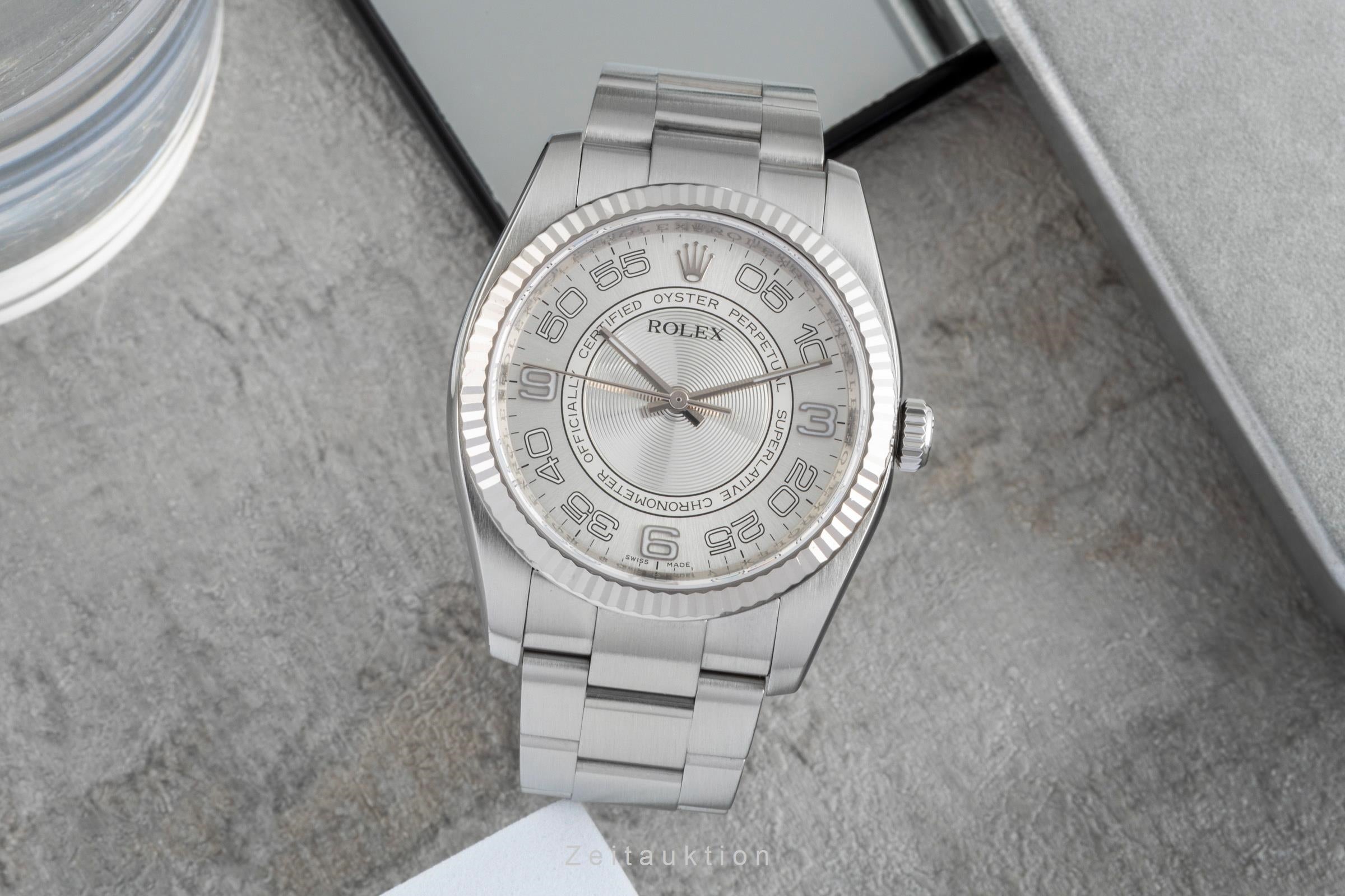 Rolex Oyster Perpetual steel / white gold automatic men's watch 116034  [2506637]