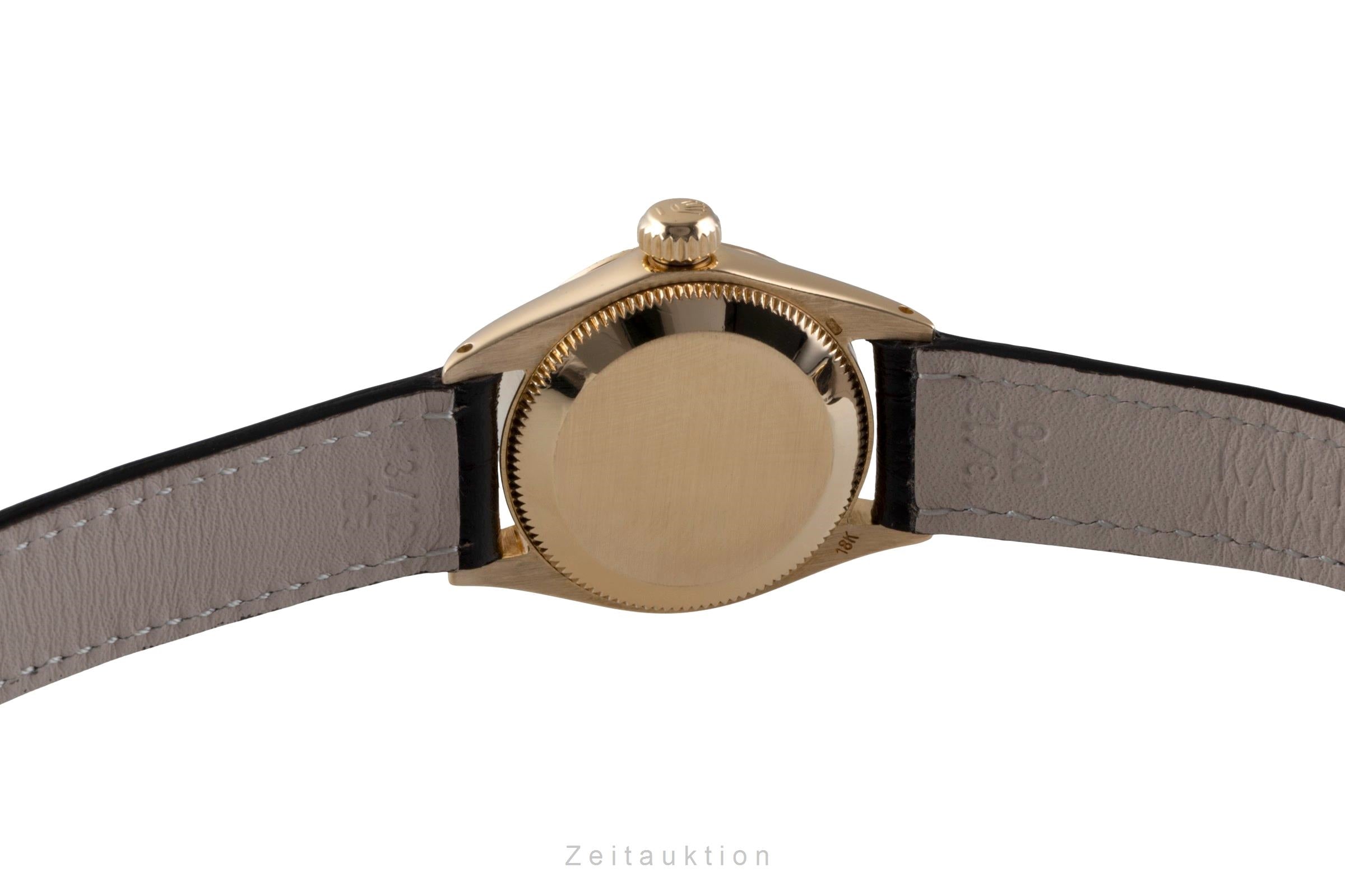 Rolex Lady Datejust 18 ct gold automatic women's watch 6701 Vintage  [2506639]