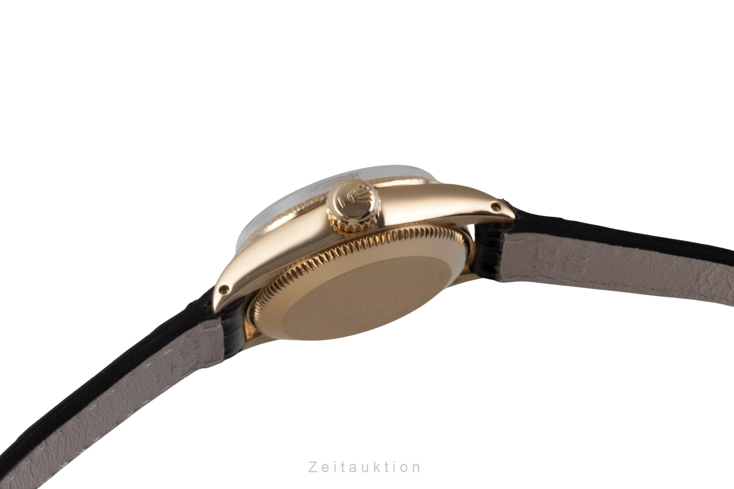 Rolex Lady Datejust 18 ct gold automatic women's watch 6701 Vintage  [2506639]