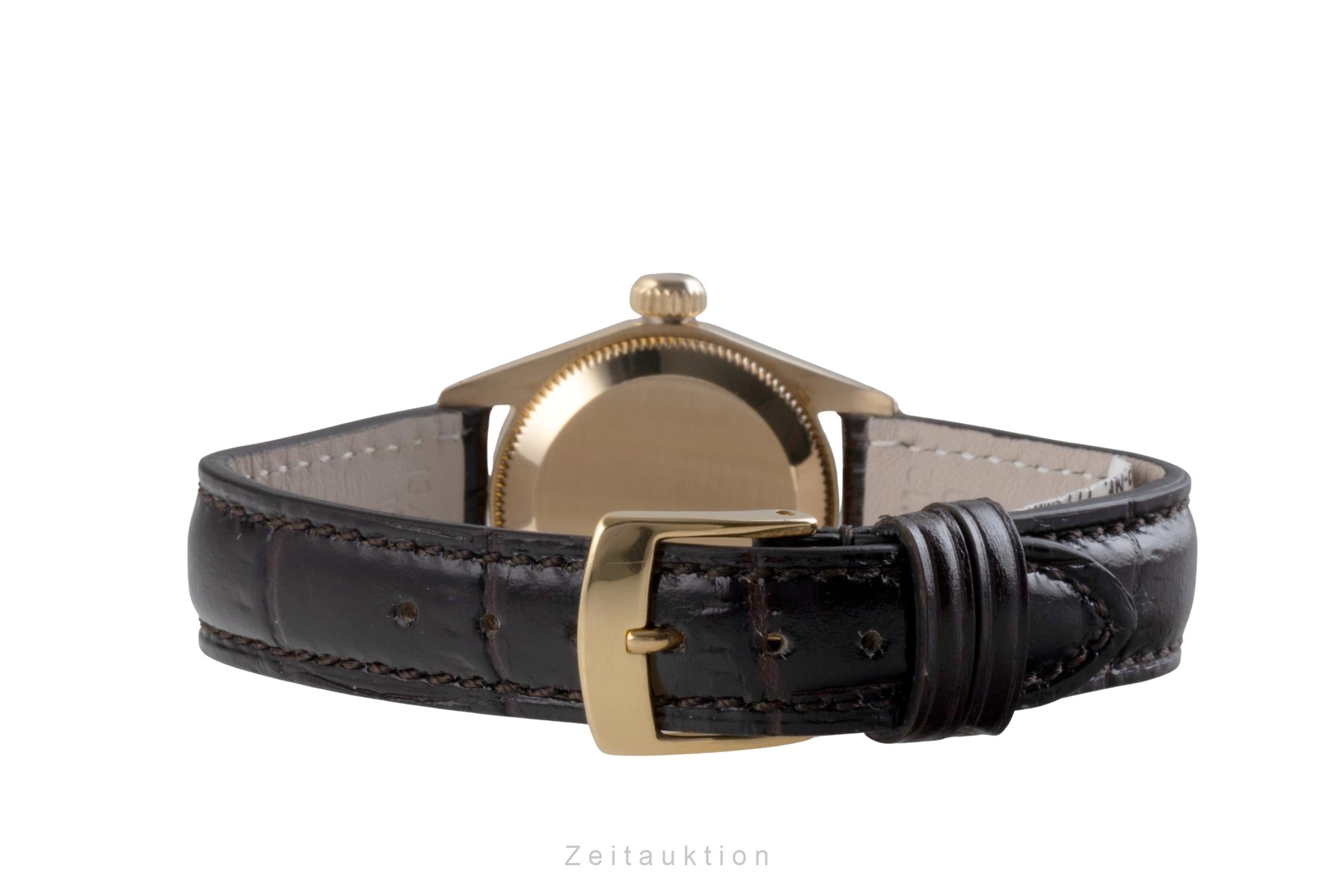 Rolex Lady Datejust 18 ct gold automatic women's watch 6701 Vintage  [2506639]