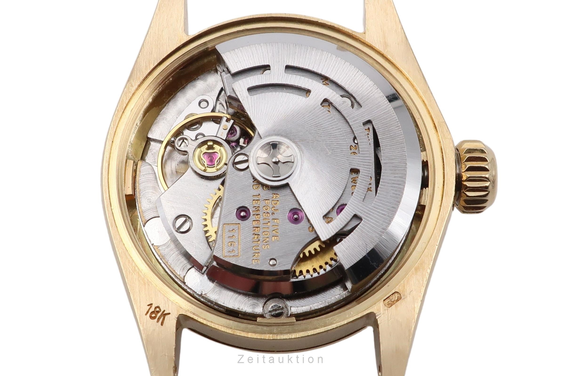 Rolex Lady Datejust 18 ct gold automatic women's watch 6701 Vintage  [2506639]