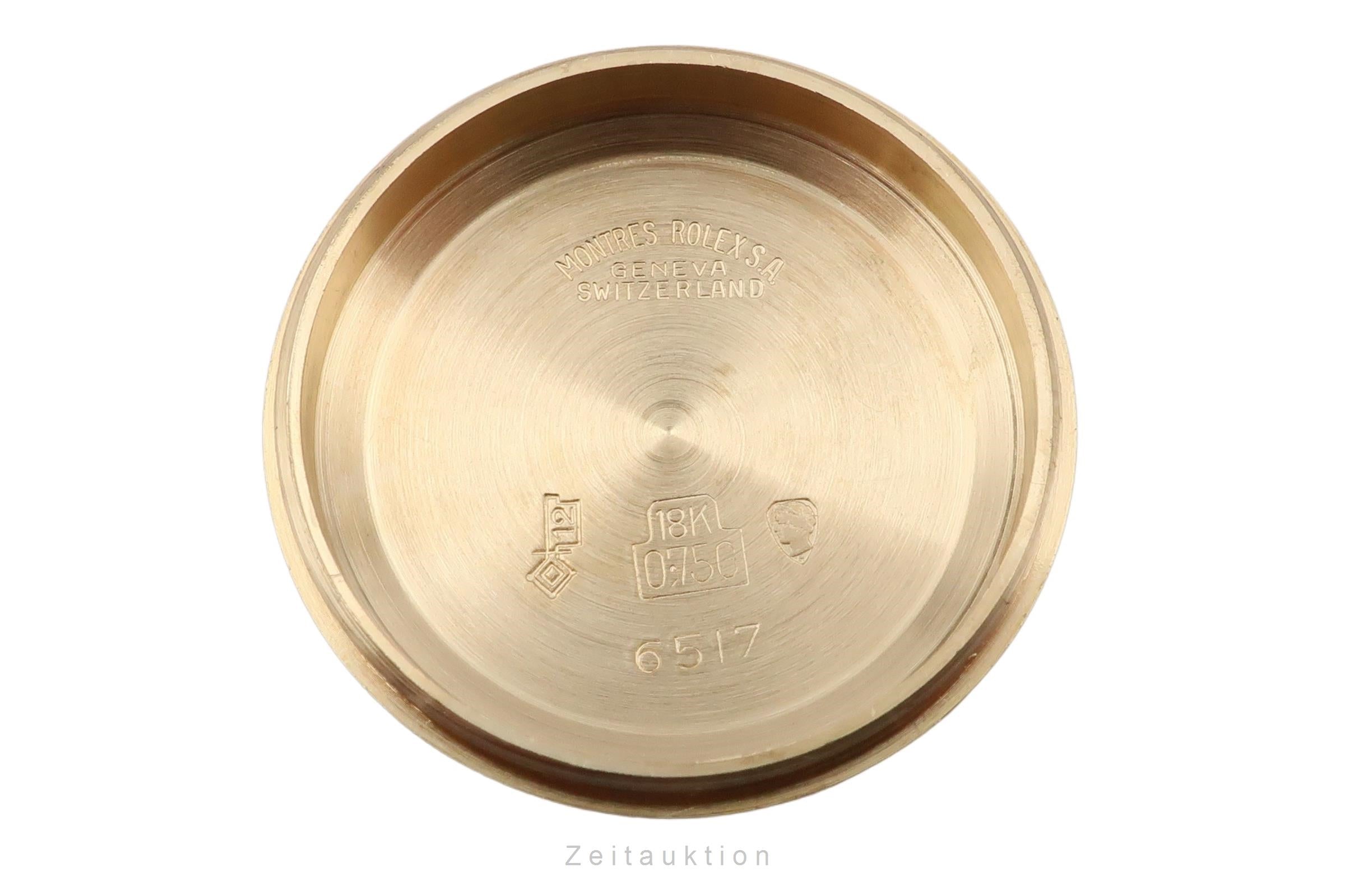 Rolex Lady Datejust 18 ct gold automatic women's watch 6701 Vintage  [2506639]