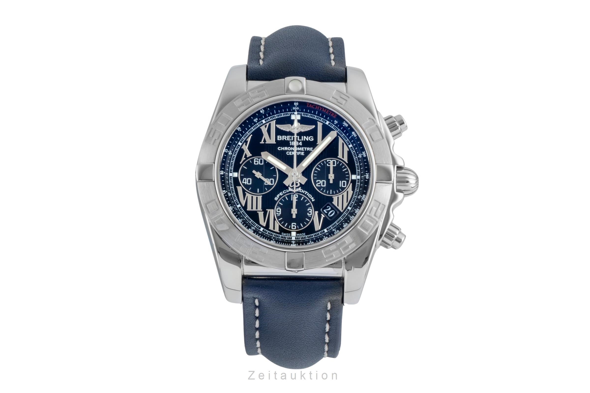 Breitling Chronomat 44 Chronograph Black Dial Edelstahl Automatik Ref. AB0110  [2506640]