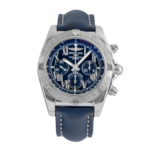 Breitling Chronomat 44 Chronograph Black Dial Edelstahl Automatik Ref. AB0110  [2506640]