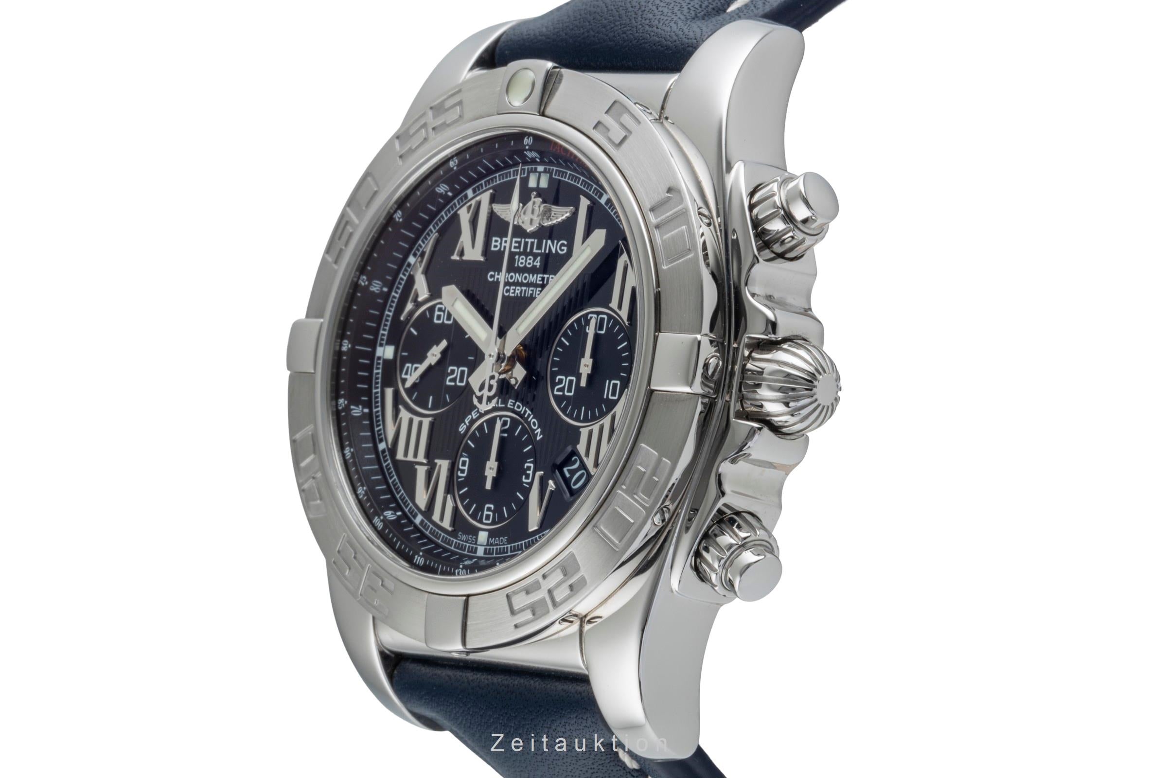 Breitling Chronomat 44 Chronograph Black Dial Edelstahl Automatik Ref. AB0110  [2506640]