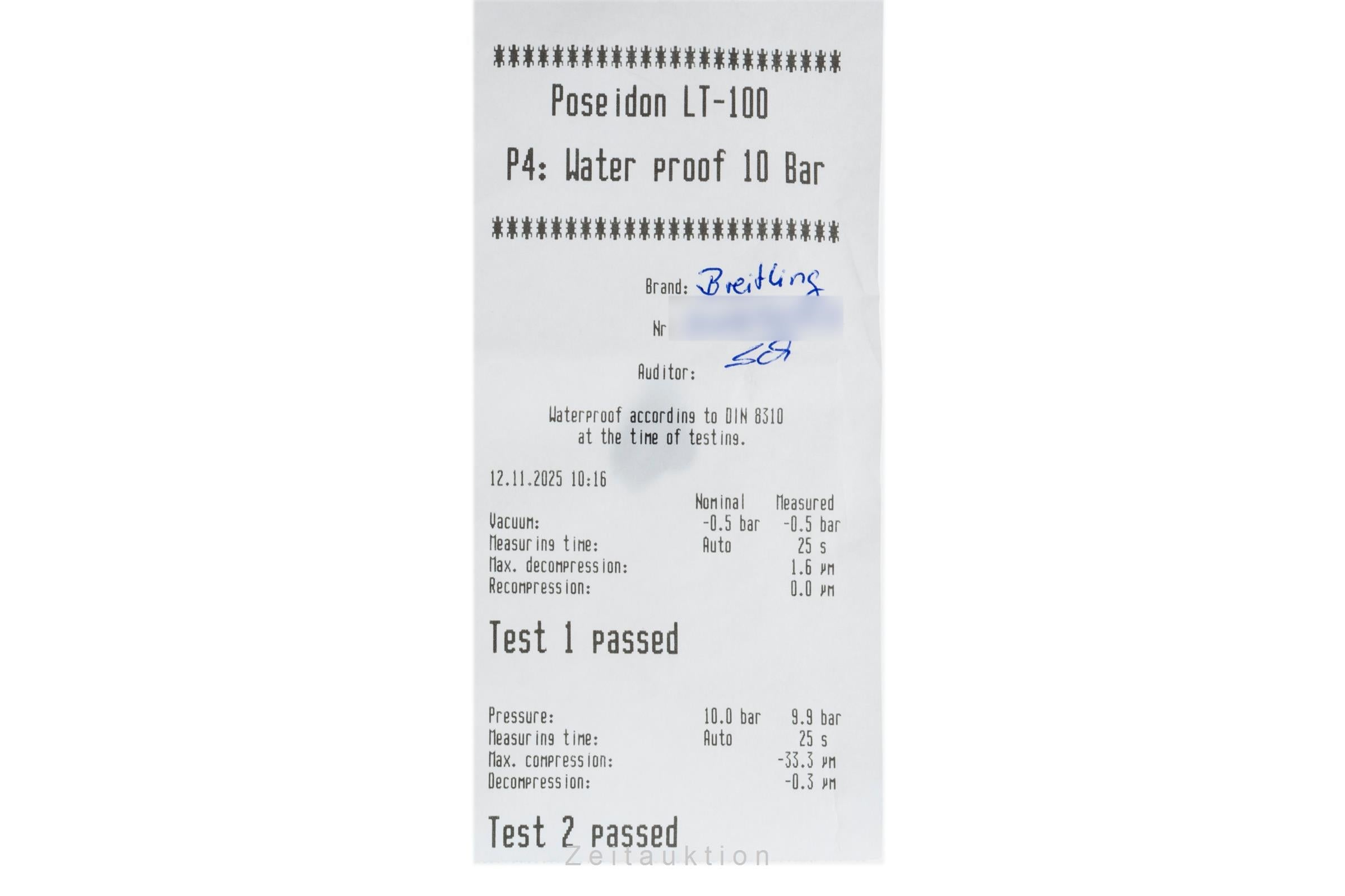 Breitling Chronomat 44 Chronograph Black Dial Edelstahl Automatik Ref. AB0110  [2506640]