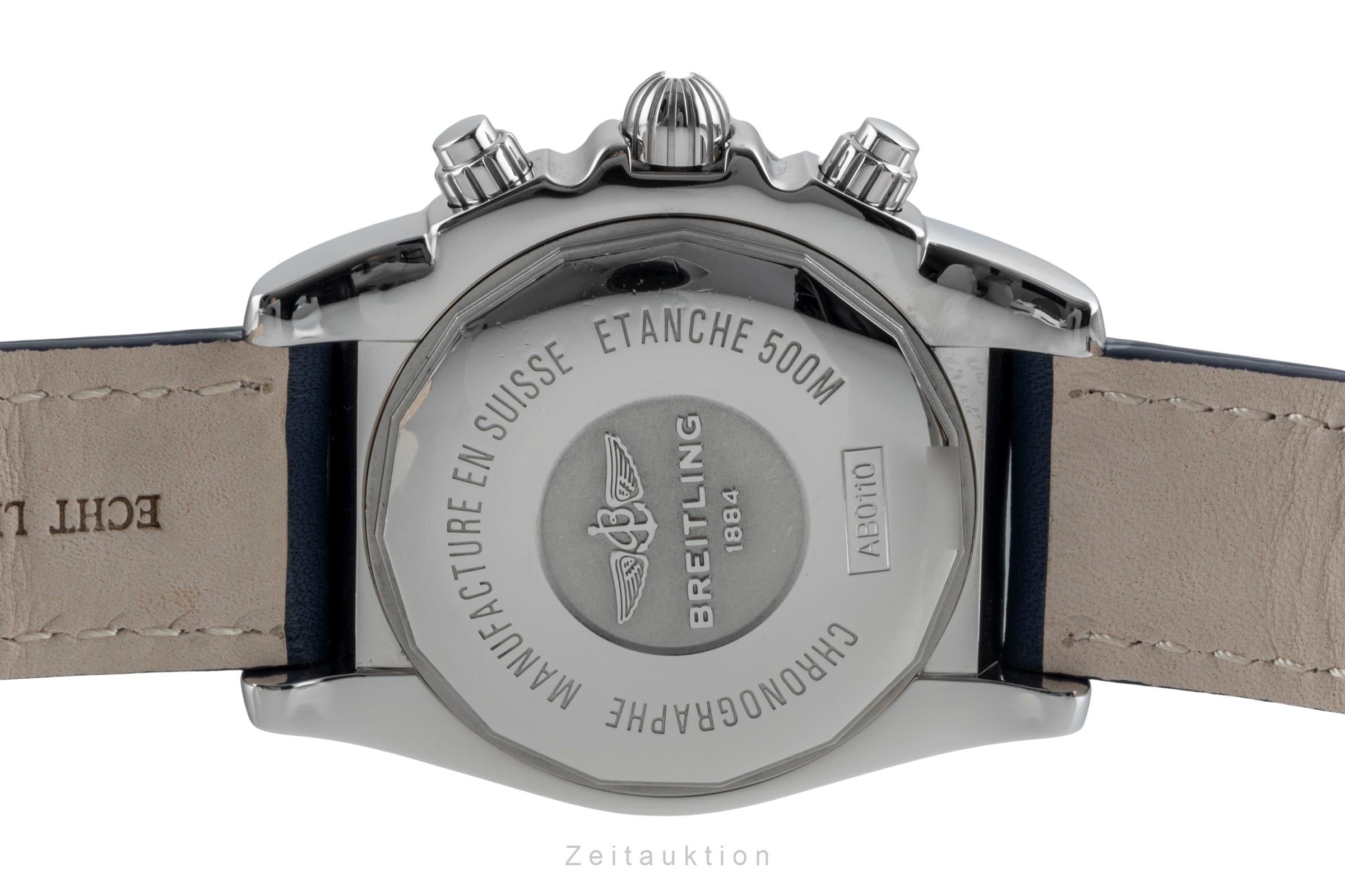 Breitling Chronomat 44 Chronograph Black Dial Edelstahl Automatik Ref. AB0110  [2506640]