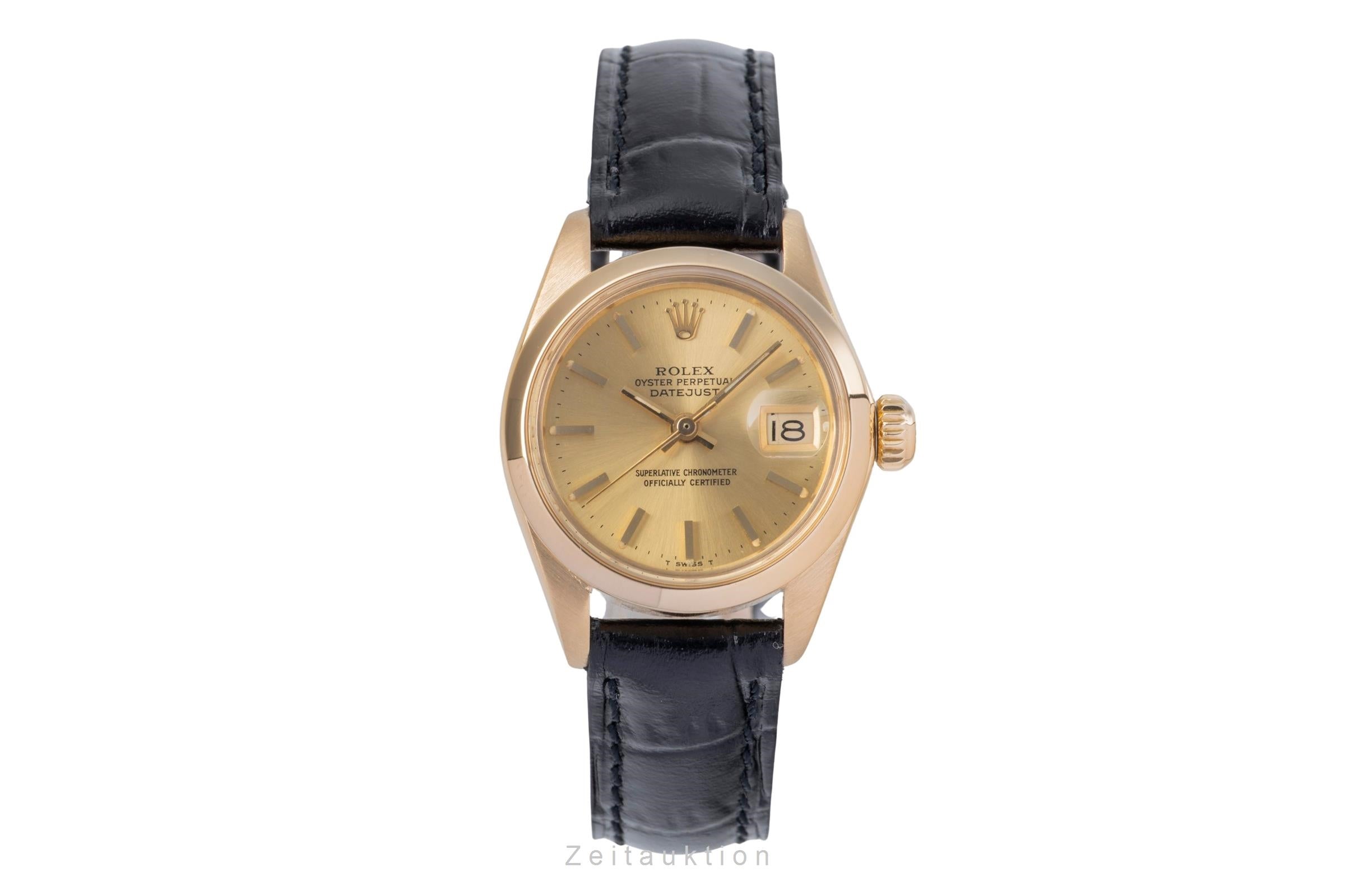 Rolex Lady Datejust oro 18 ct automatismo orologio da donna 6916  [2506642]