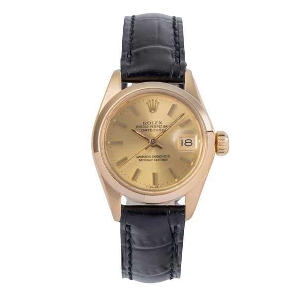 Rolex Lady Datejust oro 18 ct automatismo orologio da donna 6916  [2506642]