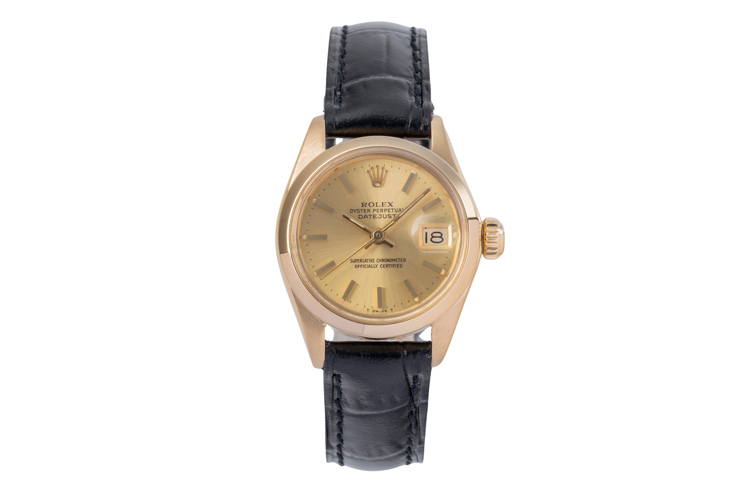 Rolex Lady Datejust or 18 ct automatique montre pour femmes 6916  [2506642]