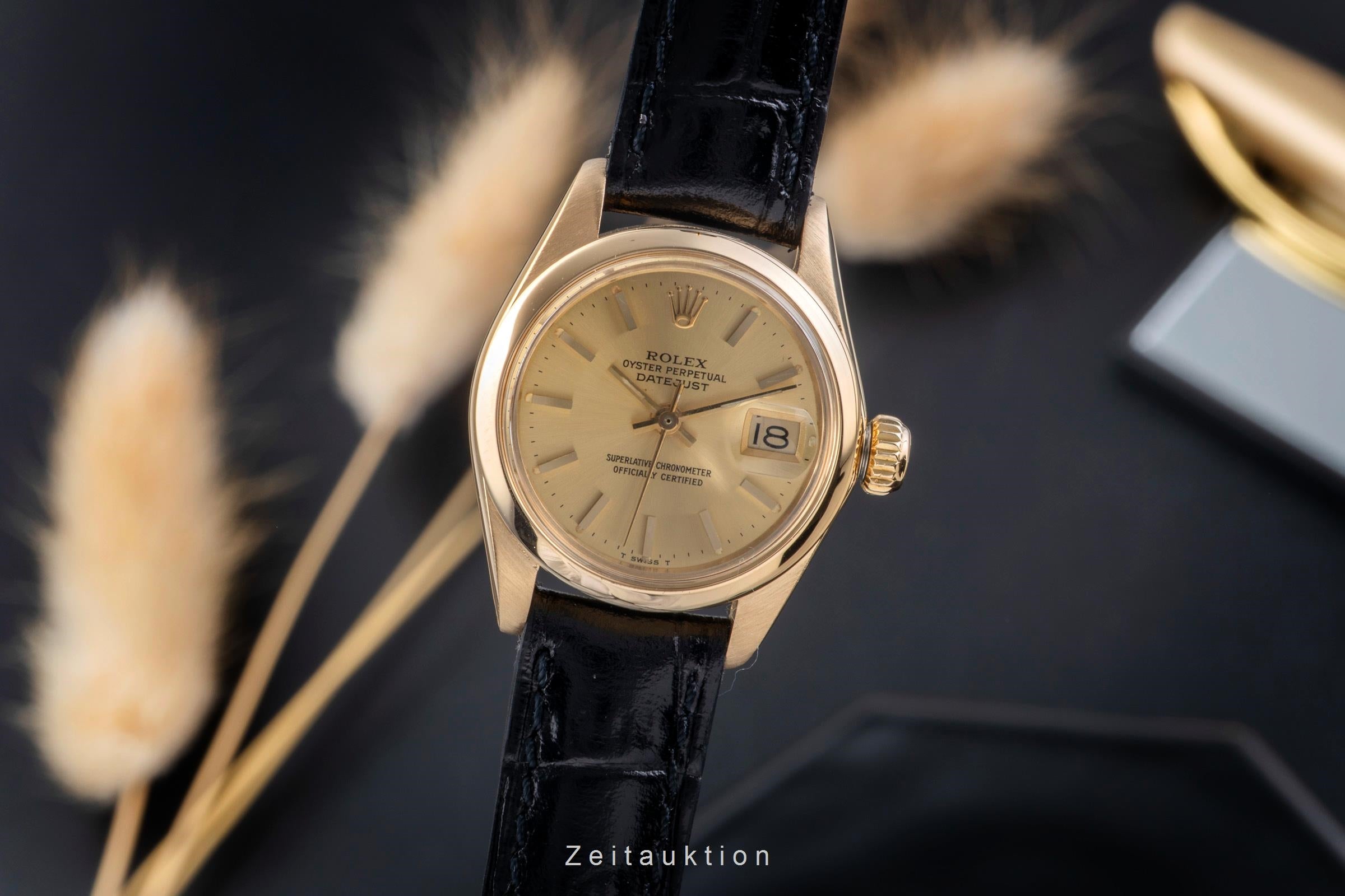 Rolex Lady Datejust or 18 ct automatique montre pour femmes 6916  [2506642]