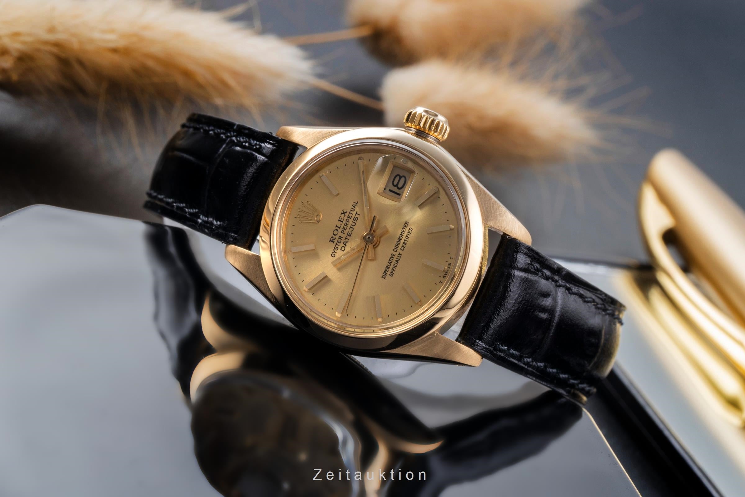 Rolex Lady Datejust oro 18 ct automatismo orologio da donna 6916  [2506642]