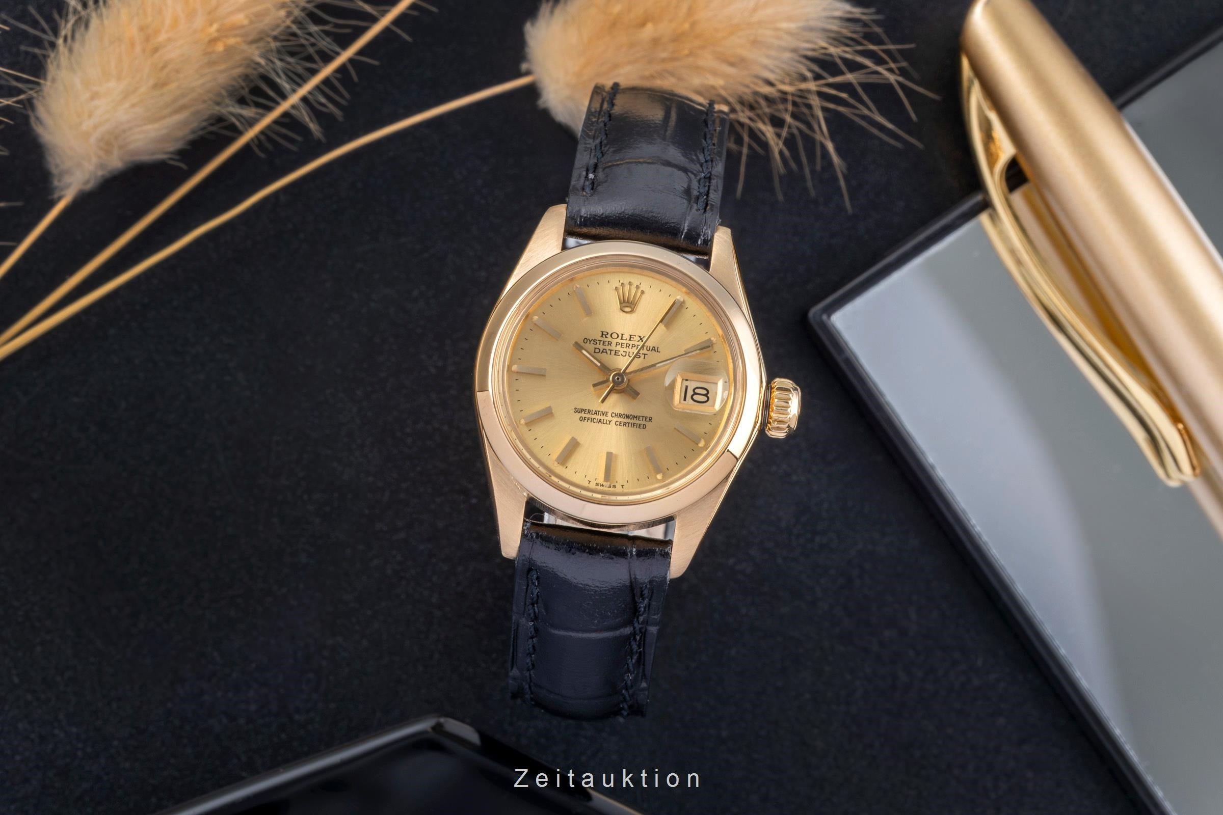 Rolex Lady Datejust oro 18 ct automatismo orologio da donna 6916  [2506642]