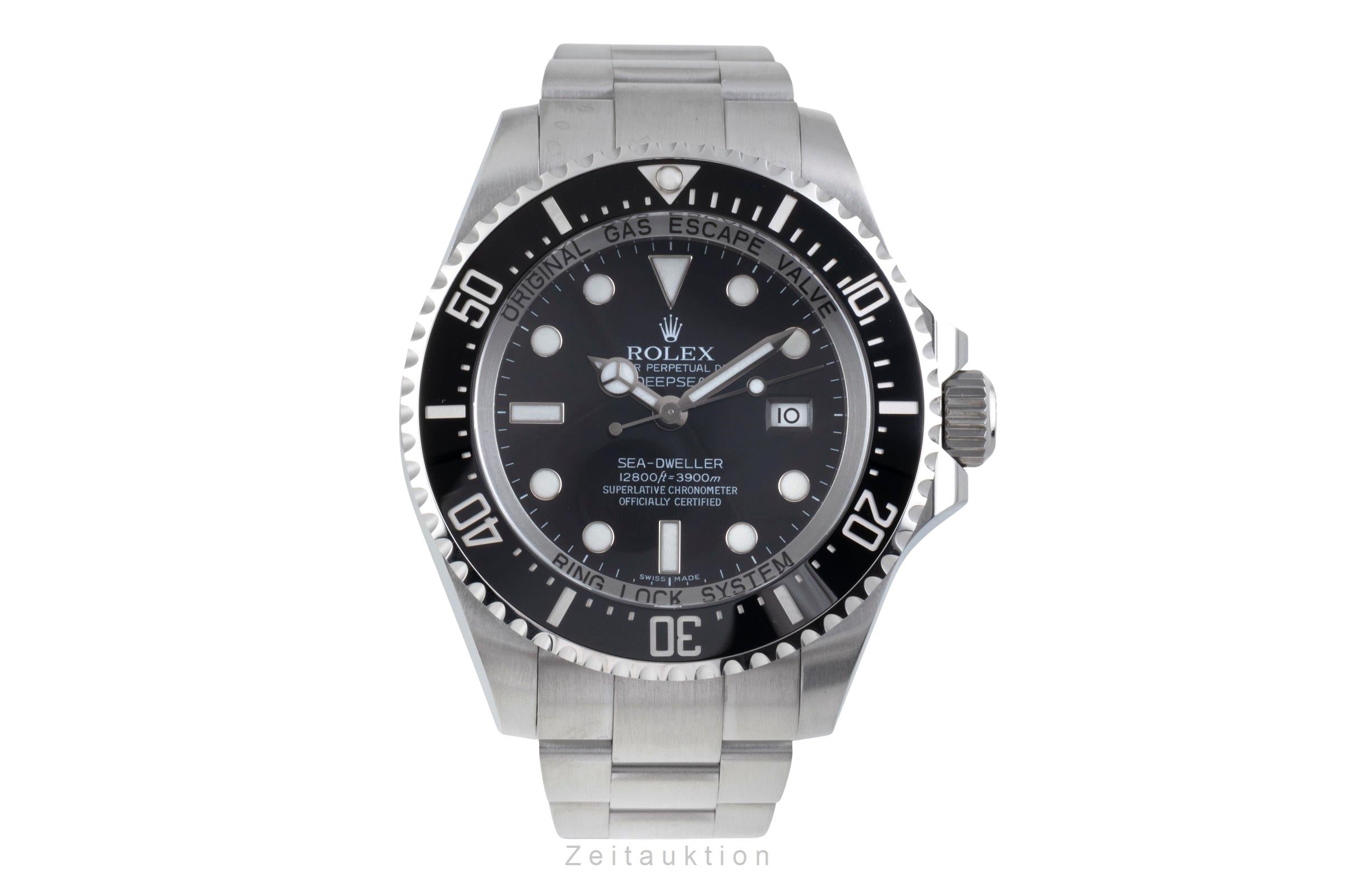 Rolex Sea-Dweller Deepsea Black Dial Oyster Stahl Automatik Ref. 116660 B&P 2011 [2506649]