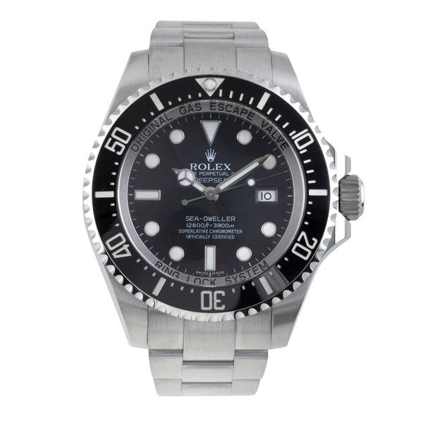 Rolex Sea-Dweller Deepsea Black Dial Oyster Stahl Automatik Ref. 116660 B&P 2011 [2506649]
