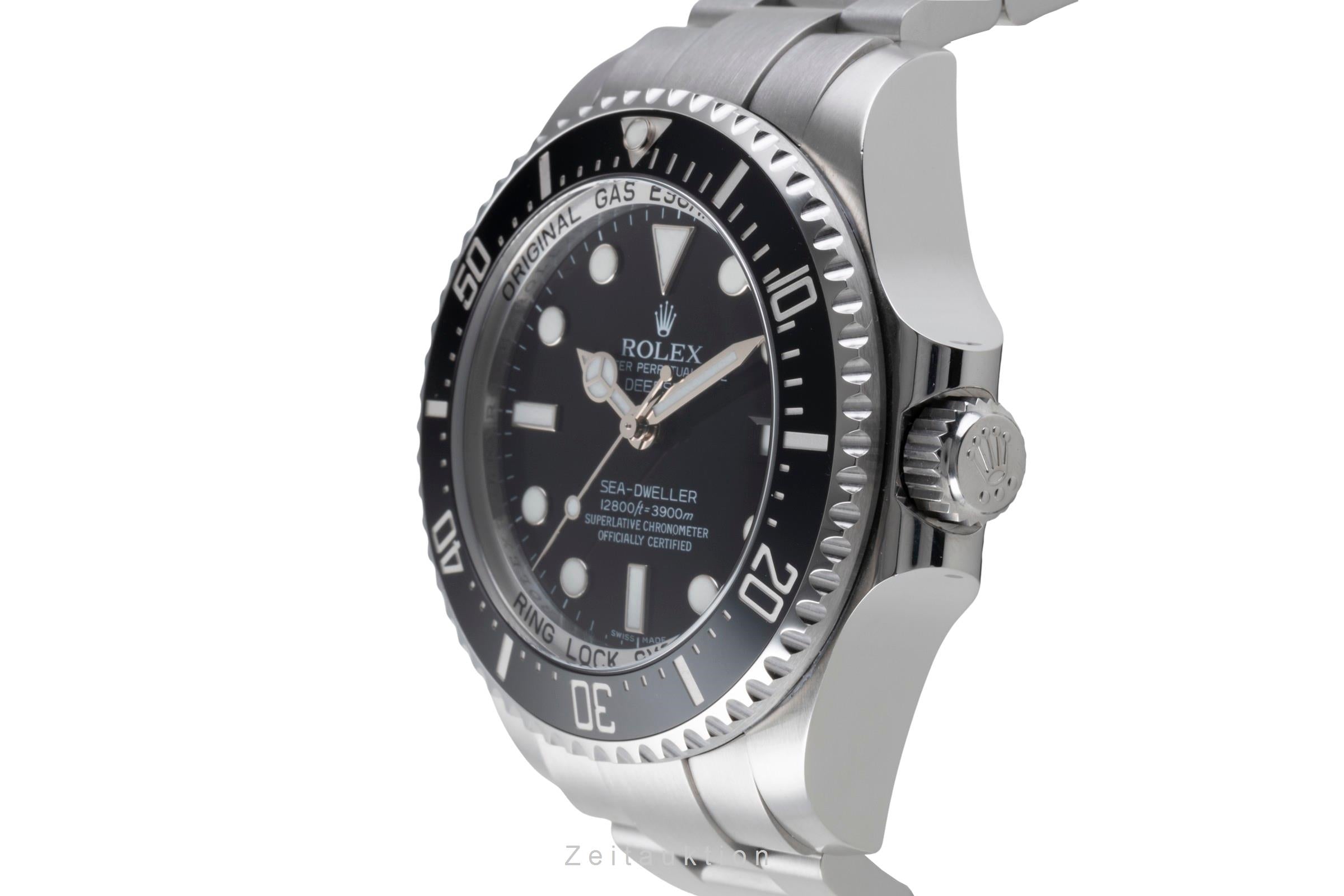 Rolex Sea-Dweller Deepsea Black Dial Oyster Stahl Automatik Ref. 116660 B&P 2011 [2506649]