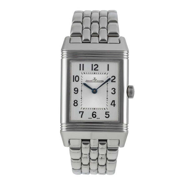 Jaeger LeCoultre Reverso Classic Monoface Stahl Ref. Q2548140  222.8.62 Papiere [2506651]