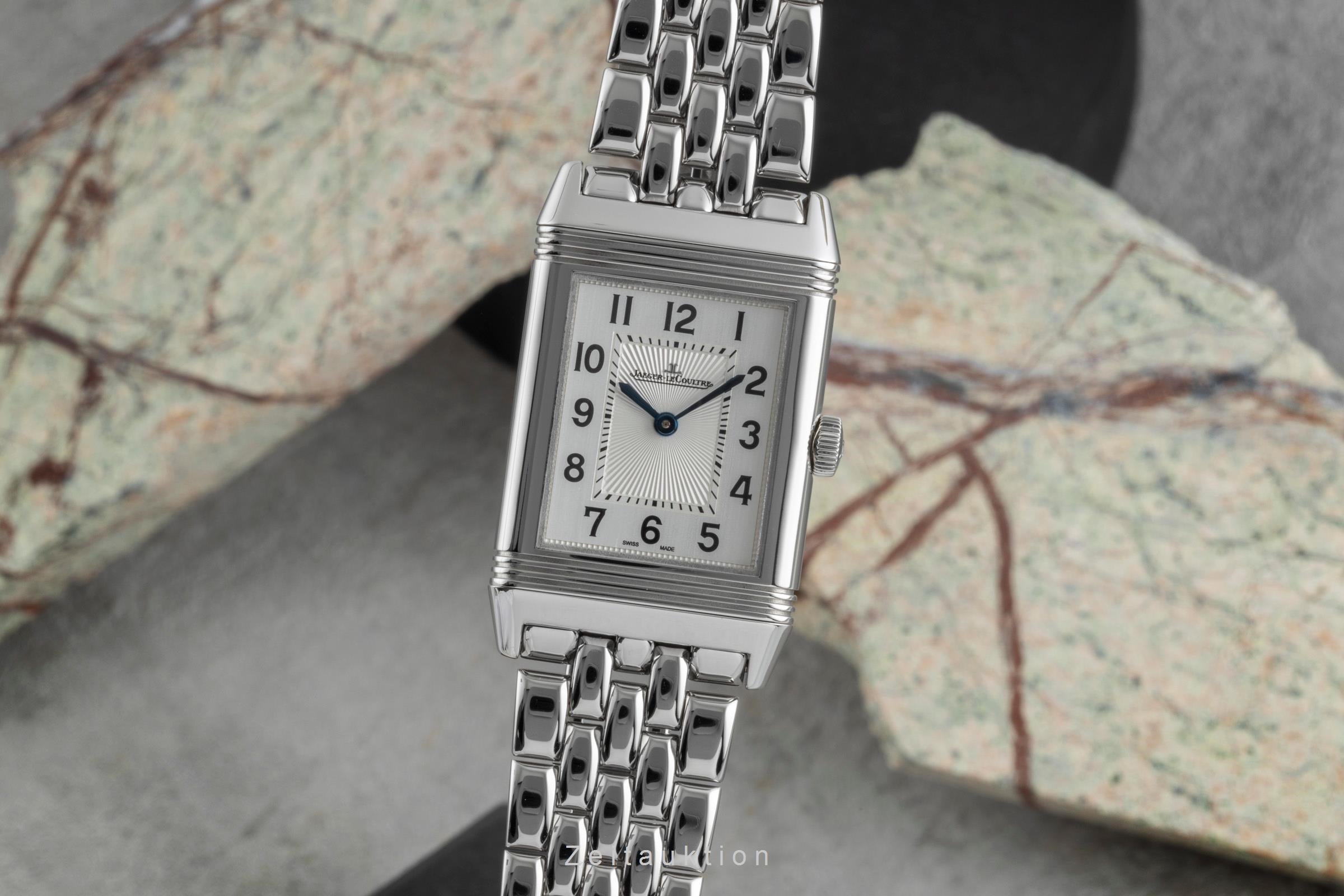 Jaeger LeCoultre Reverso Classic Monoface Stahl Ref. Q2548140  222.8.62 Papiere [2506651]