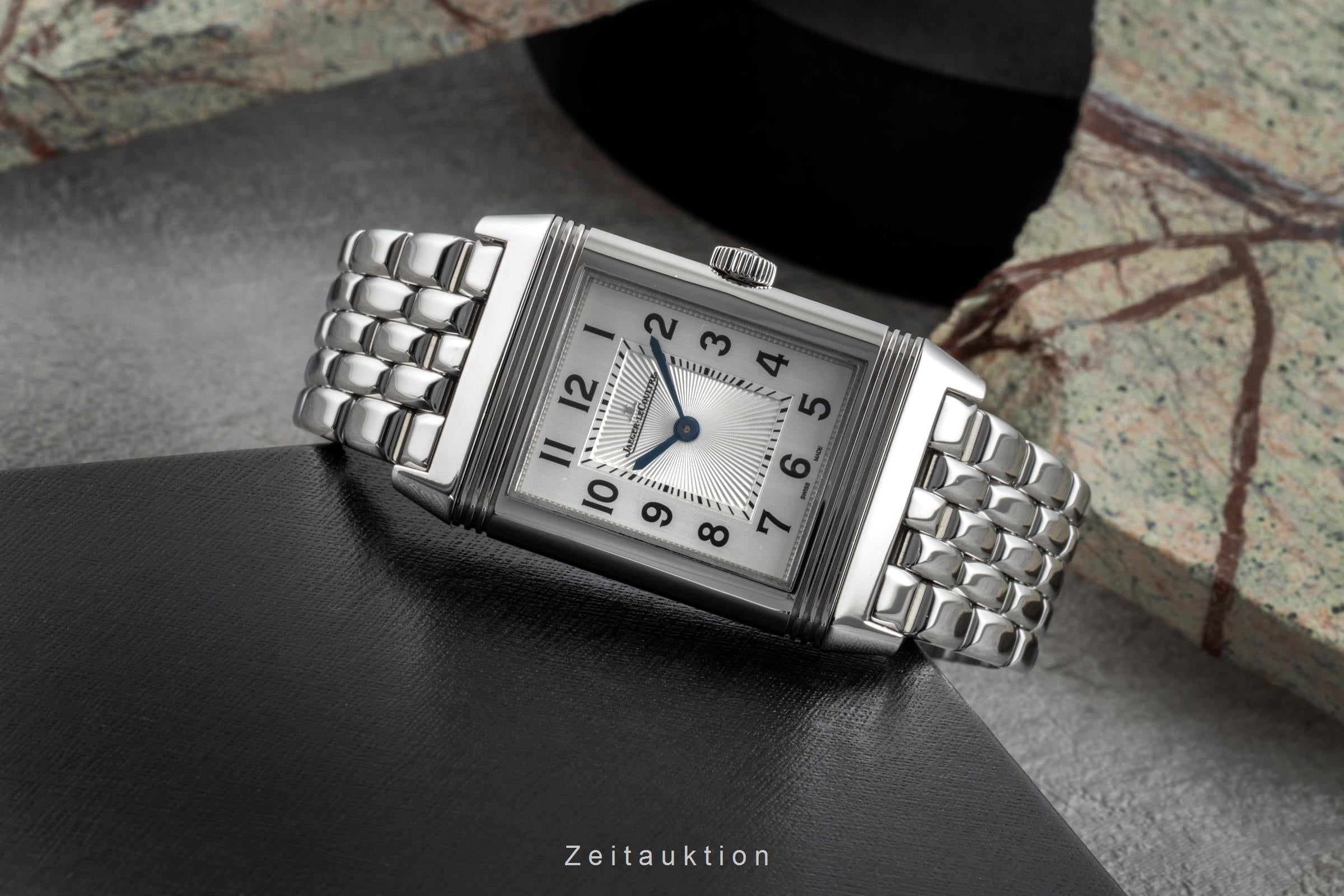 Jaeger LeCoultre Reverso Classic Monoface Stahl Ref. Q2548140  222.8.62 Papiere [2506651]