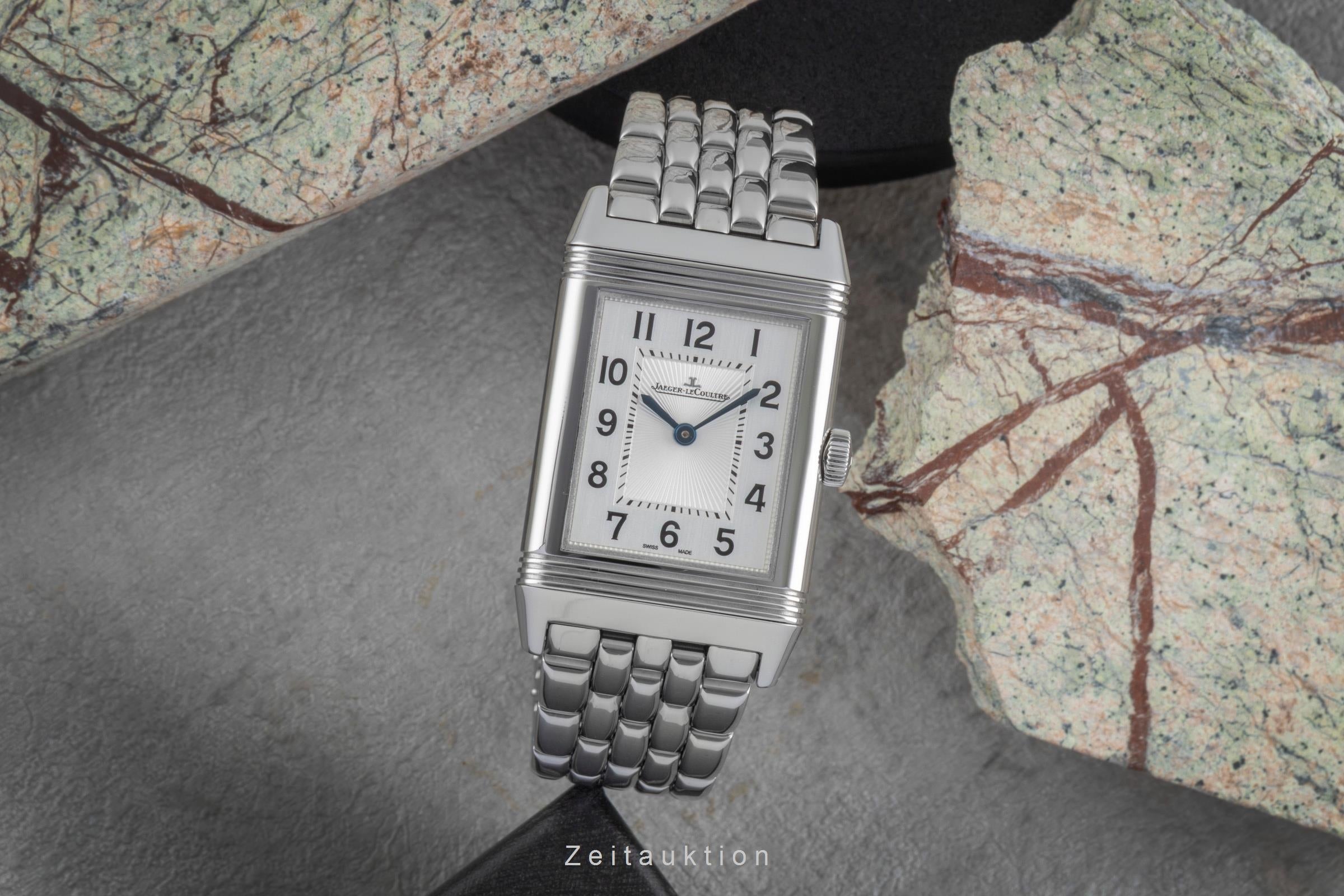 Jaeger LeCoultre Reverso Classic Monoface Stahl Ref. Q2548140  222.8.62 Papiere [2506651]