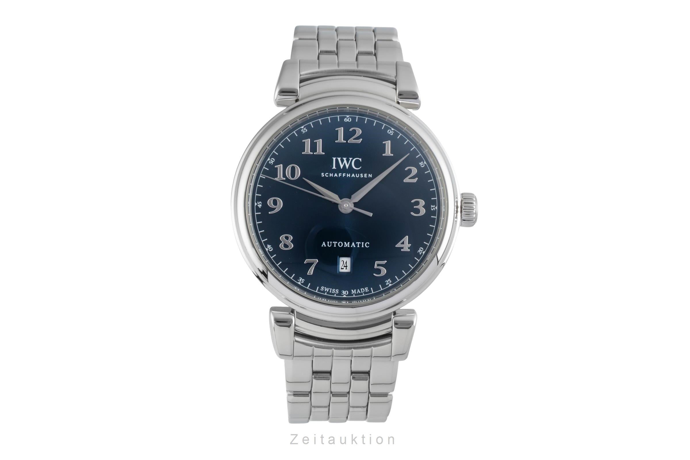 IWC Da Vinci Blue Dial Edelstahl Automatik Ref. IW356605 Box VP: 6300 € [2506654]