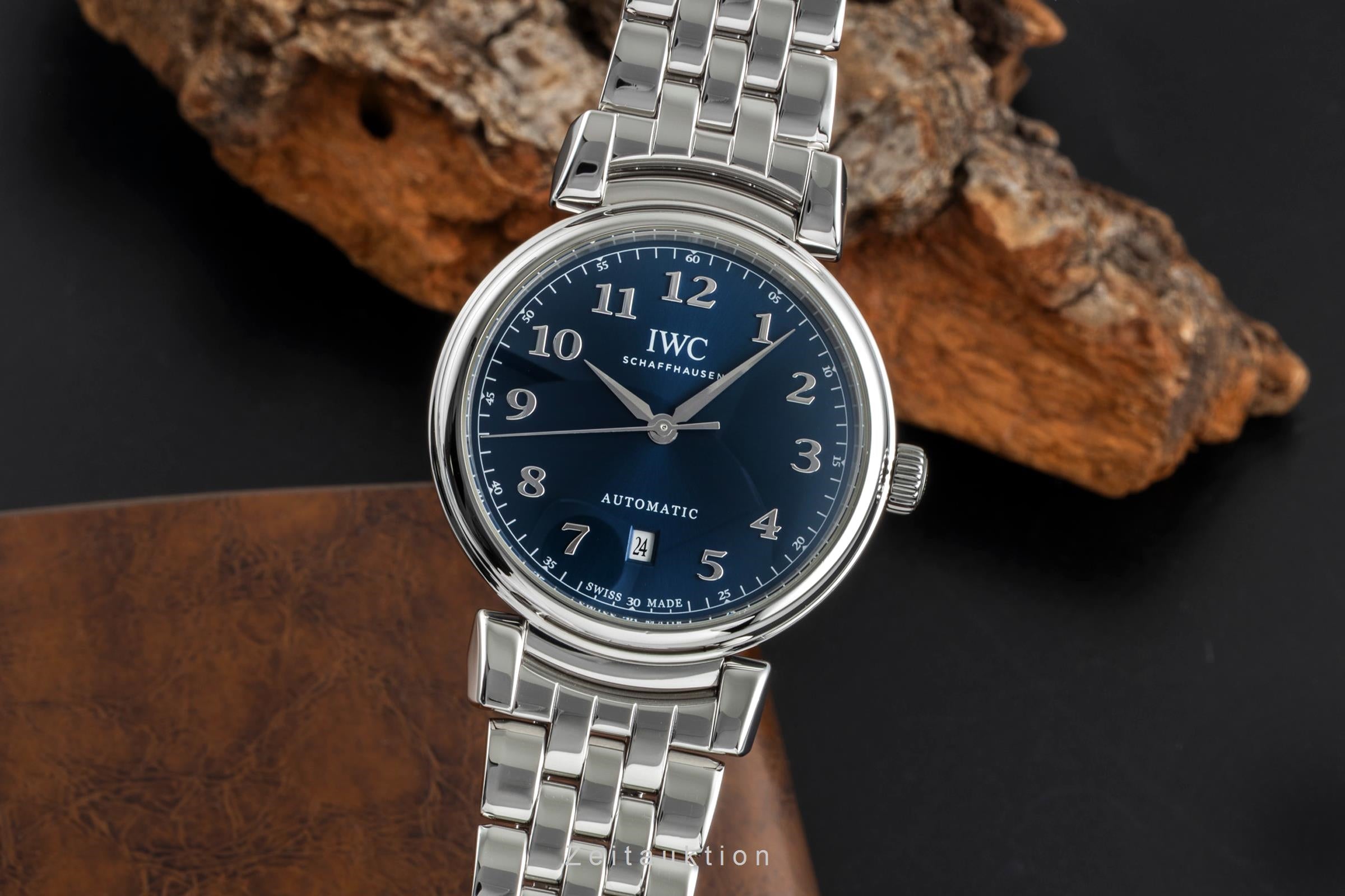 IWC Da Vinci Blue Dial Edelstahl Automatik Ref. IW356605 Box VP: 6300 € [2506654]