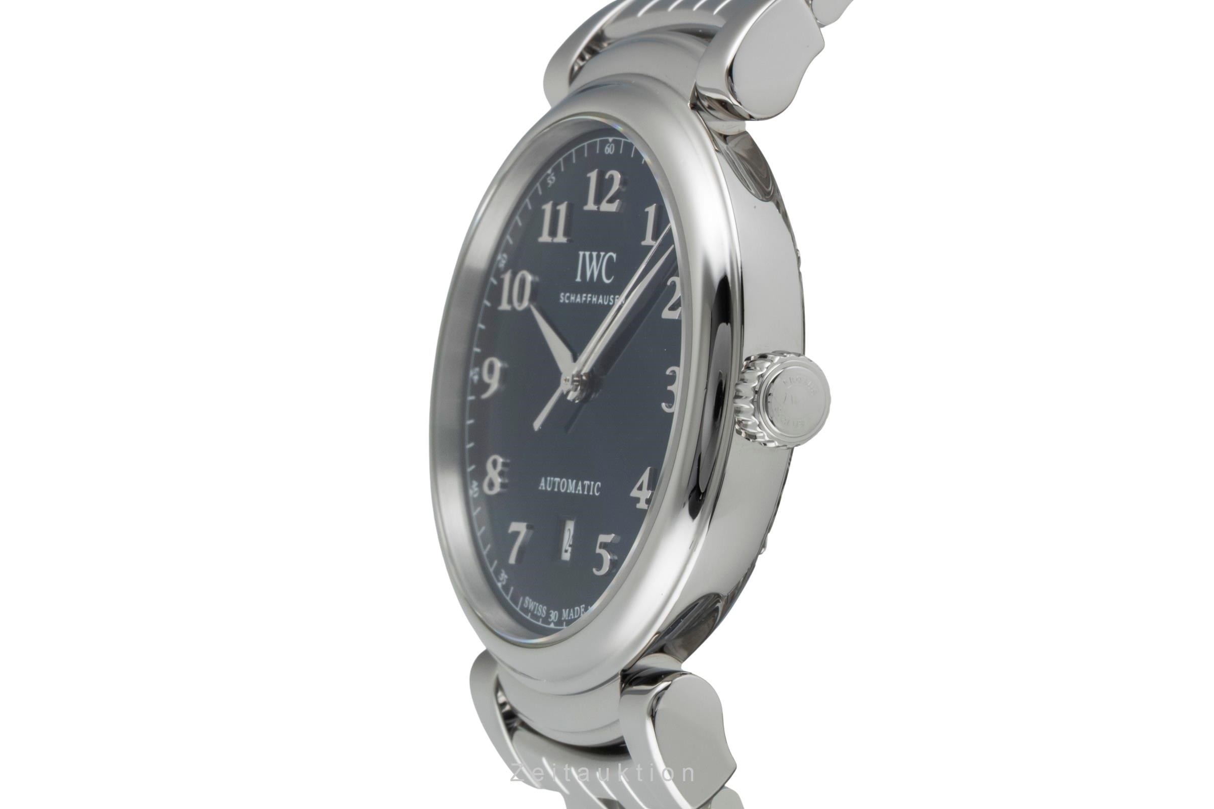 IWC Da Vinci Blue Dial Edelstahl Automatik Ref. IW356605 Box VP: 6300 € [2506654]