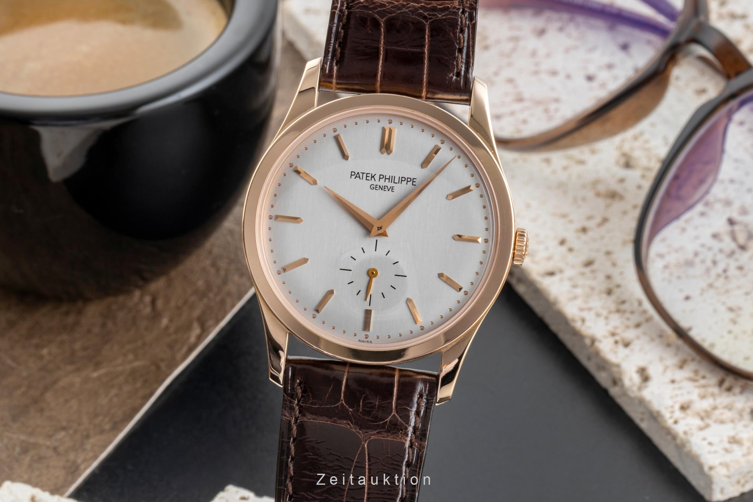 Patek Philippe Calatrava or rouge 18 ct à remontage manuel montre pour hommes 5196R-001  [2506655]