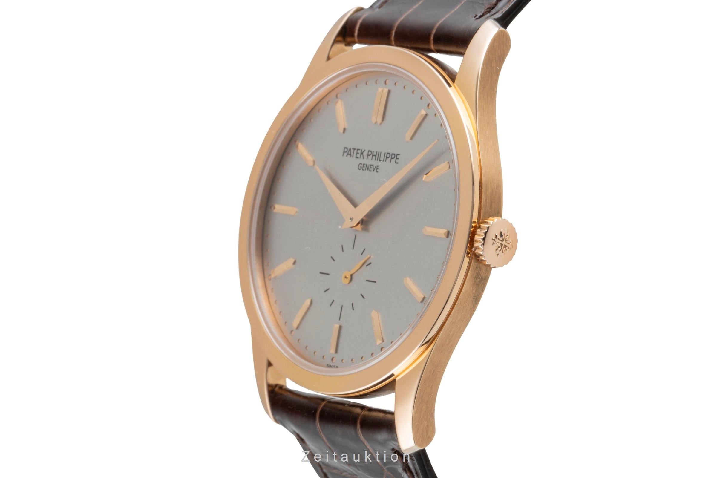 Patek Philippe Calatrava or rouge 18 ct à remontage manuel montre pour hommes 5196R-001  [2506655]