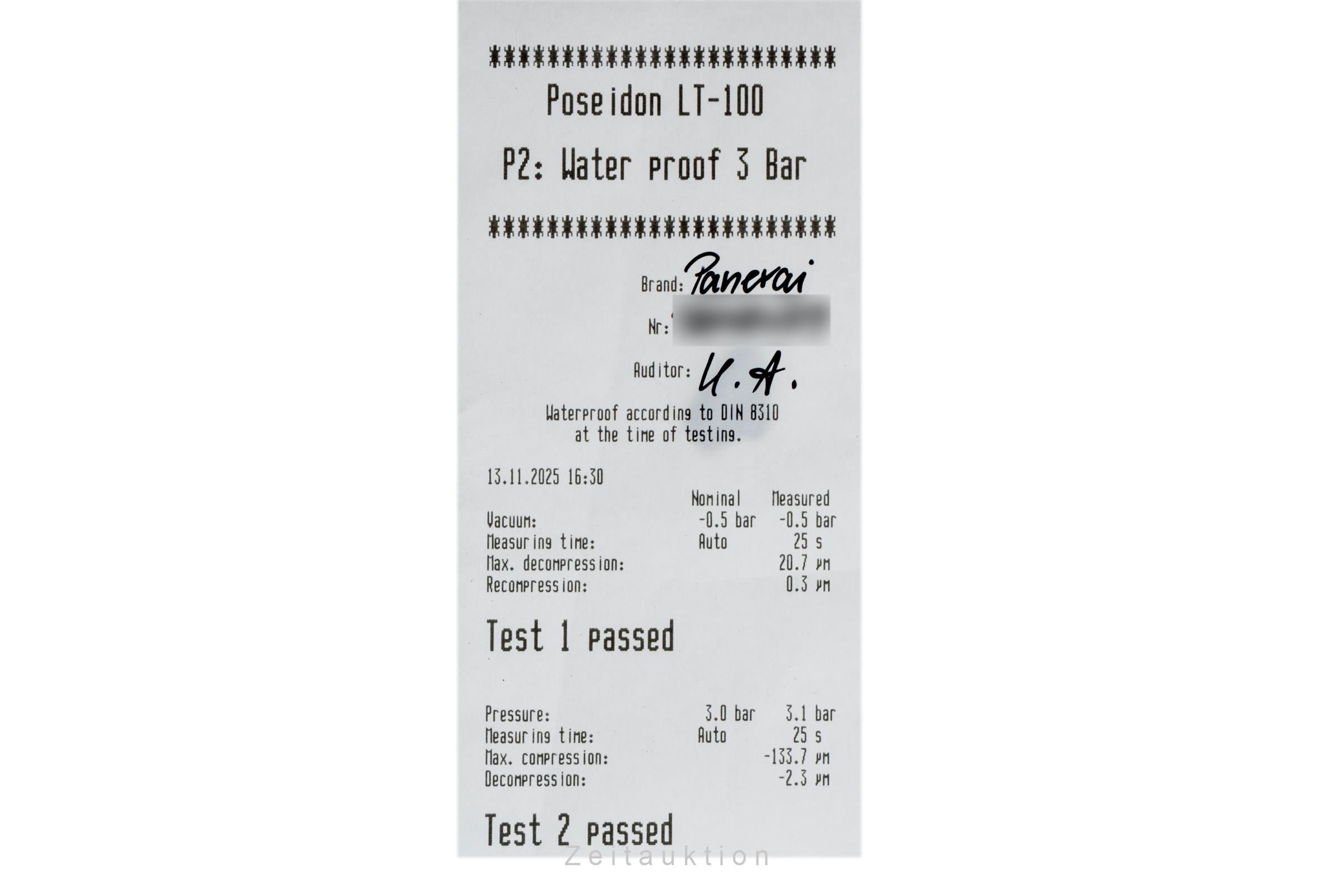 Panerai Radiomir acier à remontage manuel montre pour hommes PAM00249 Limited  [2506656]