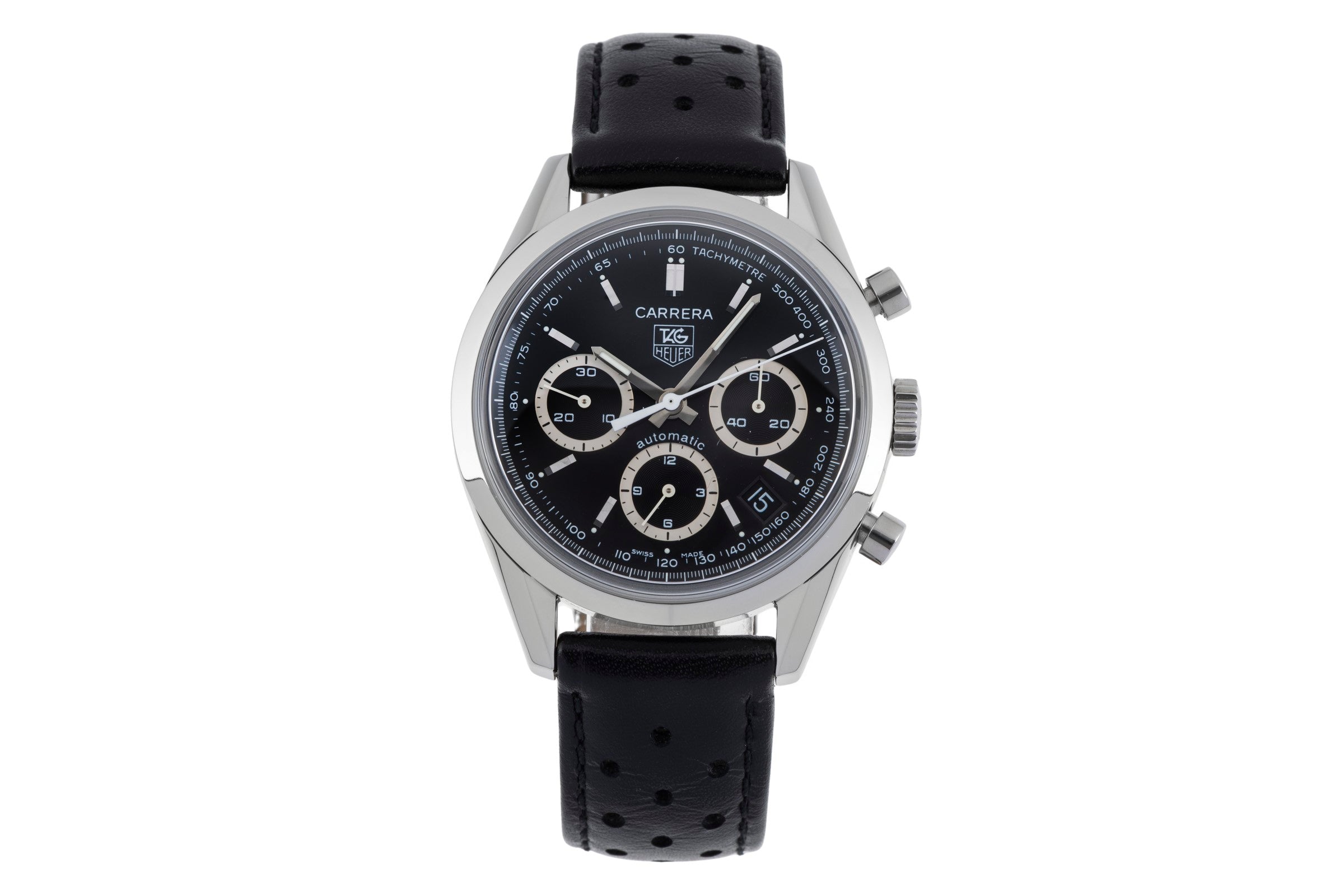 Tag Heuer Carrera chronographe acier automatique montre pour hommes CV2114.FC6182 Limited  [2506657]
