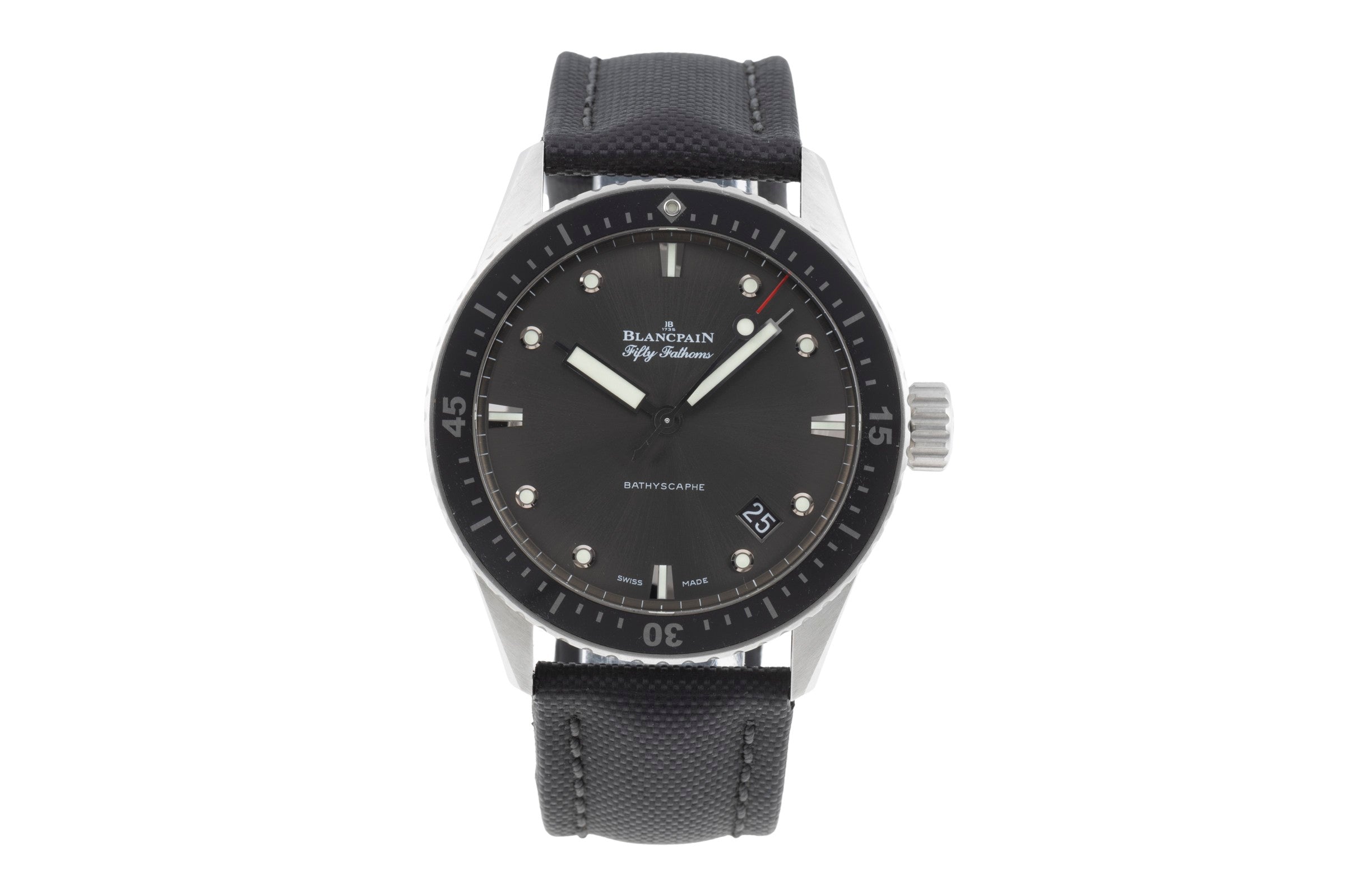 Blancpain Fifty Fathoms acier automatique montre pour hommes 5000 1110 B52A	 LP: 12050EUR  [2506660]
