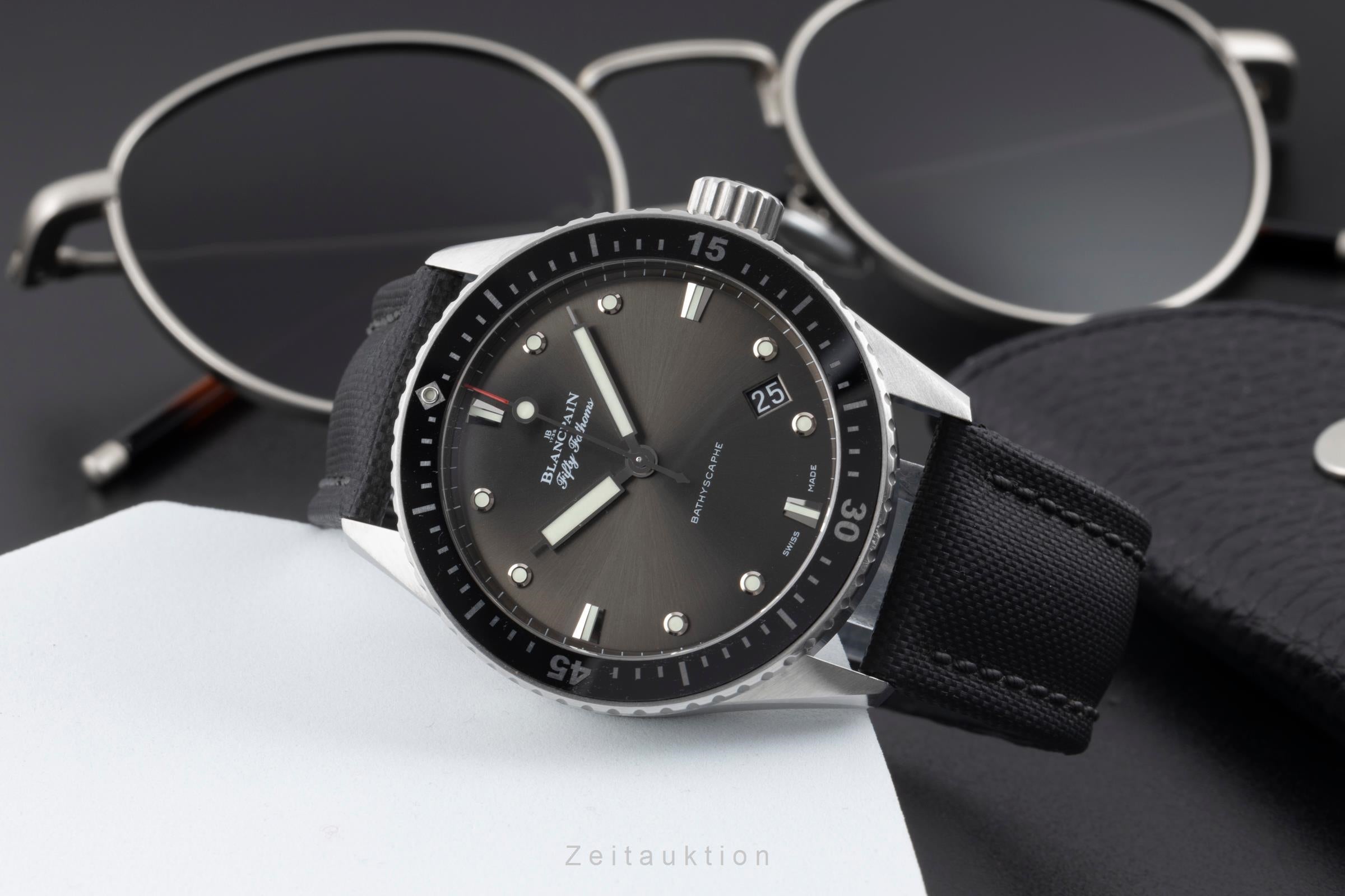 Blancpain Fifty Fathoms Bathyscaphe Stahl Ref. 5000 1110 B52A  NP: 12050 € [2506660]