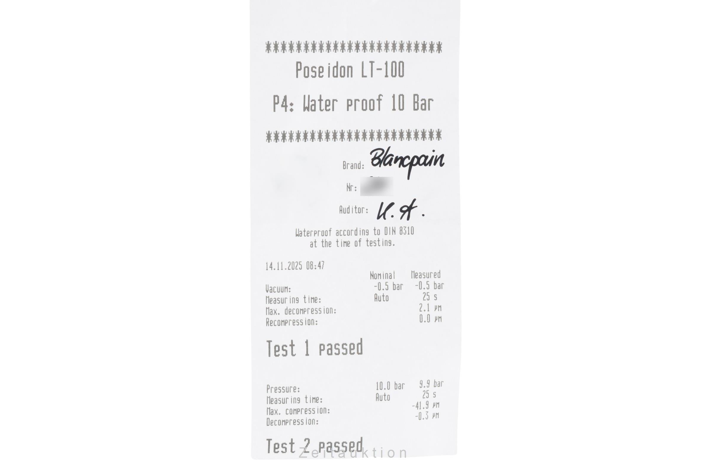 Blancpain Fifty Fathoms Bathyscaphe Stahl Ref. 5000 1110 B52A  NP: 12050 € [2506660]