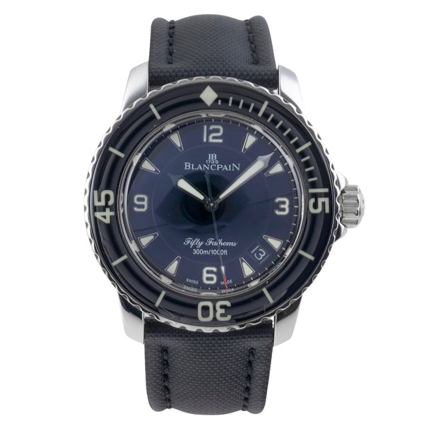Blancpain Fifty Fathoms acier automatique montre pour hommes 5015 1130 52A LP: 16800EUR  [2506662]