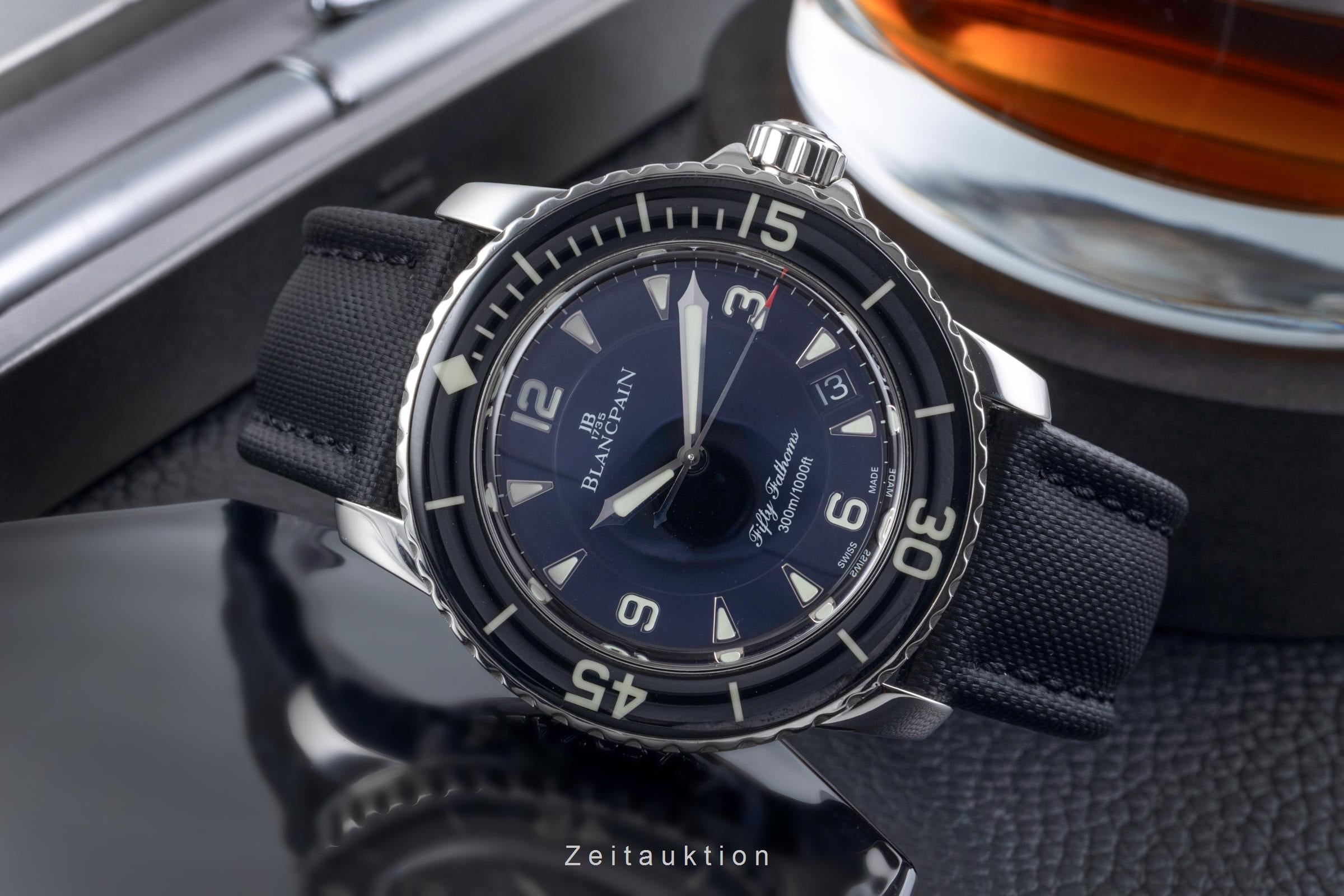 Blancpain Fifty Fathoms acier automatique montre pour hommes 5015 1130 52A LP: 16800EUR  [2506662]