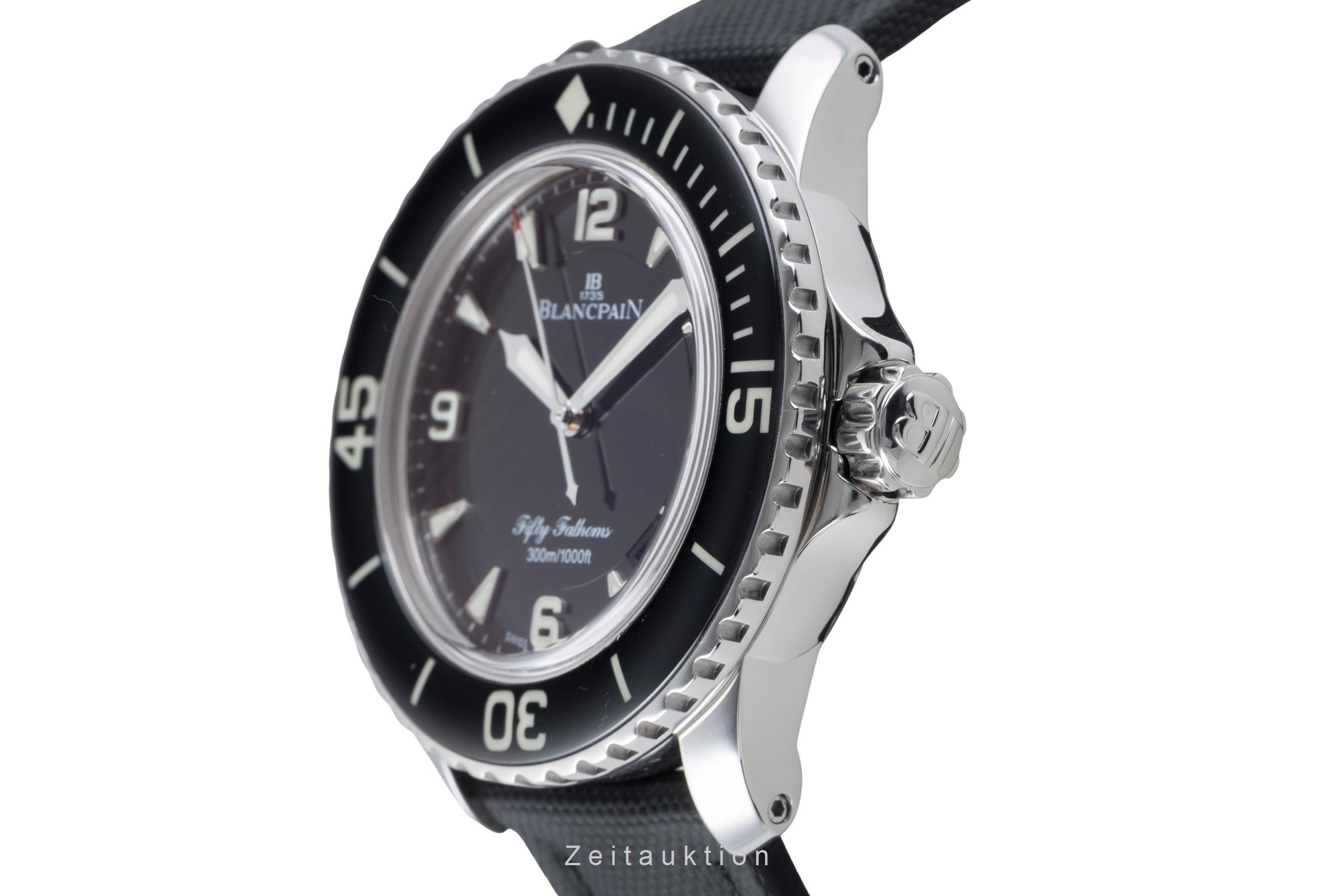 Blancpain Fifty Fathoms acier automatique montre pour hommes 5015 1130 52A LP: 16800EUR  [2506662]