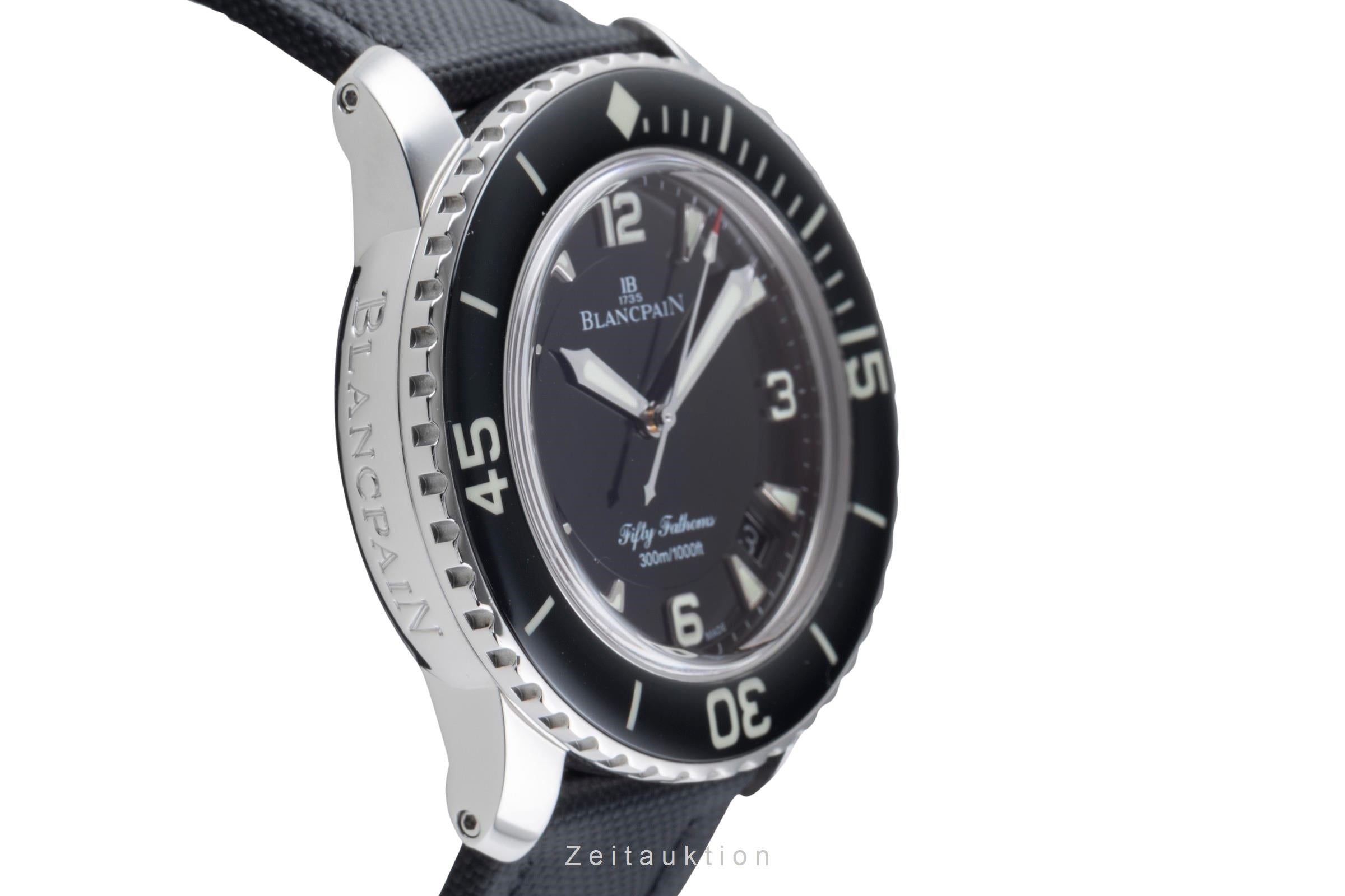 Blancpain Fifty Fathoms acier automatique montre pour hommes 5015 1130 52A LP: 16800EUR  [2506662]