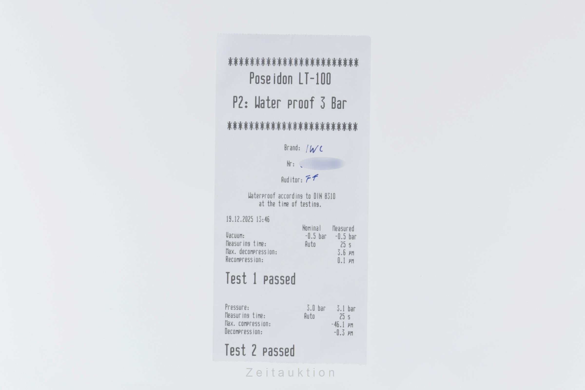 IWC Portugieser chronograph steel automatic men's watch IW371609 LP: 9100EUR  [2506663]