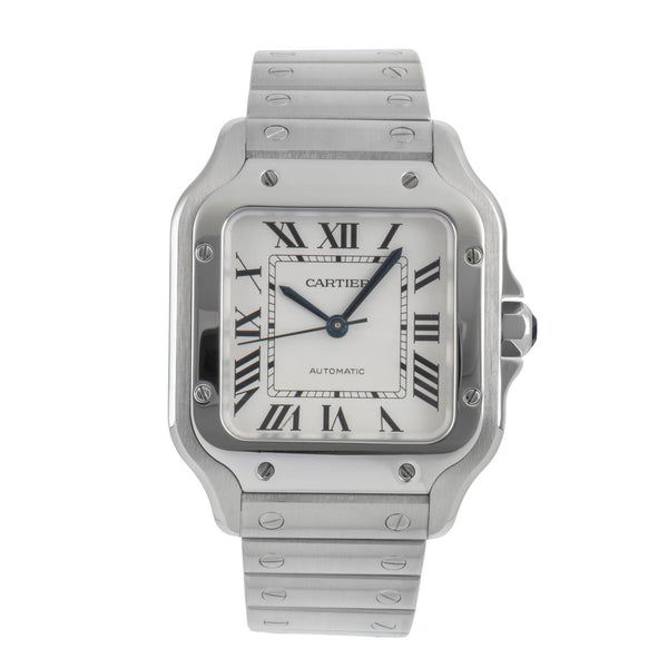 Cartier Santos steel automatic men's watch WSSA0010 LP: 8850EUR  [2506665]