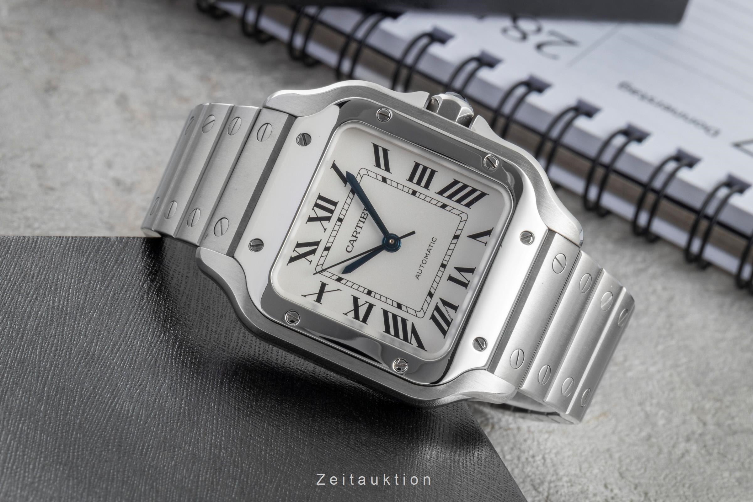 Cartier Santos steel automatic men's watch WSSA0010 LP: 8850EUR  [2506665]