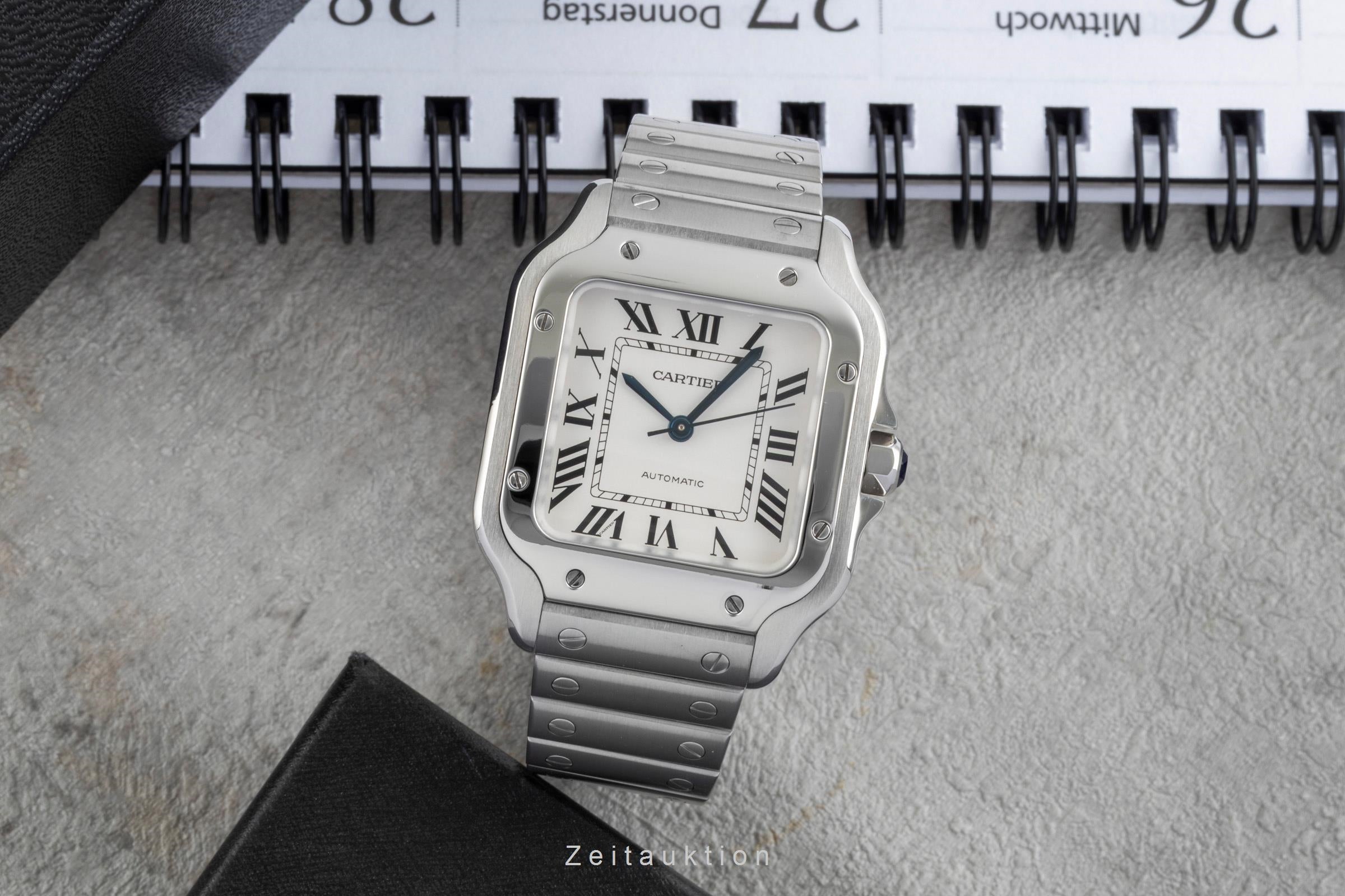 Cartier Santos steel automatic men's watch WSSA0010 LP: 8850EUR  [2506665]