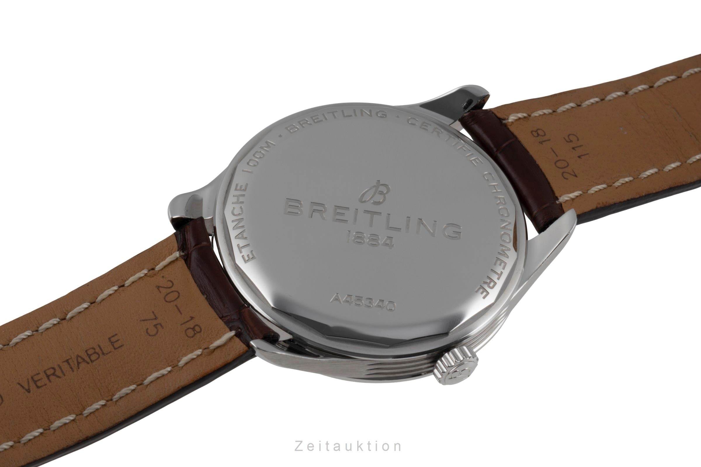 Breitling Premier Automatik Day Date Stahl A45340 211G1P2 B&P 2019 NP: 4900 € [2506671]