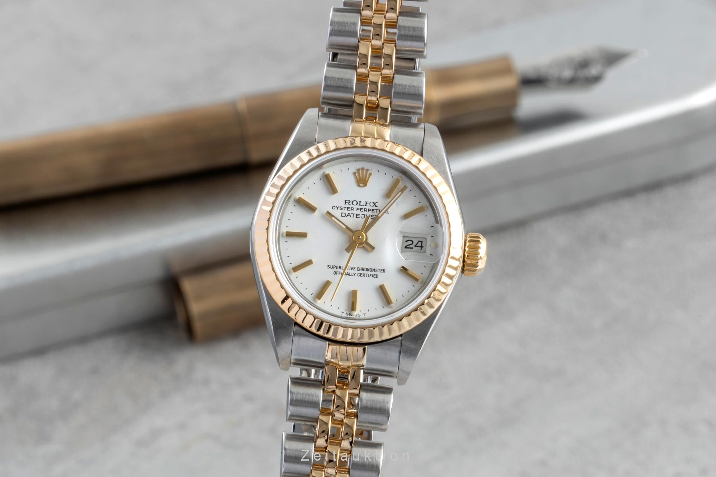 Rolex Lady Datejust steel / gold automatic women's watch 69173 Vintage  [2506677]