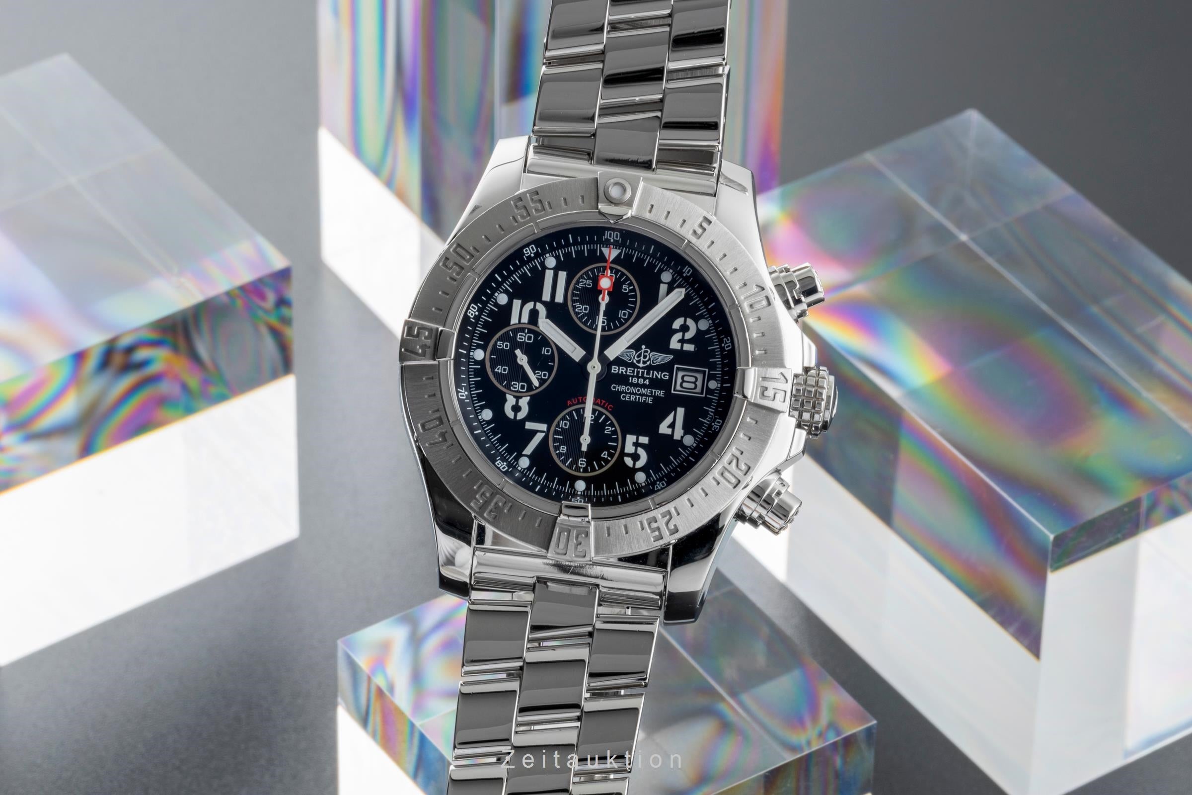 Breitling Avenger cronografo acciaio automatismo orologio da uomo A13380  [2506679]