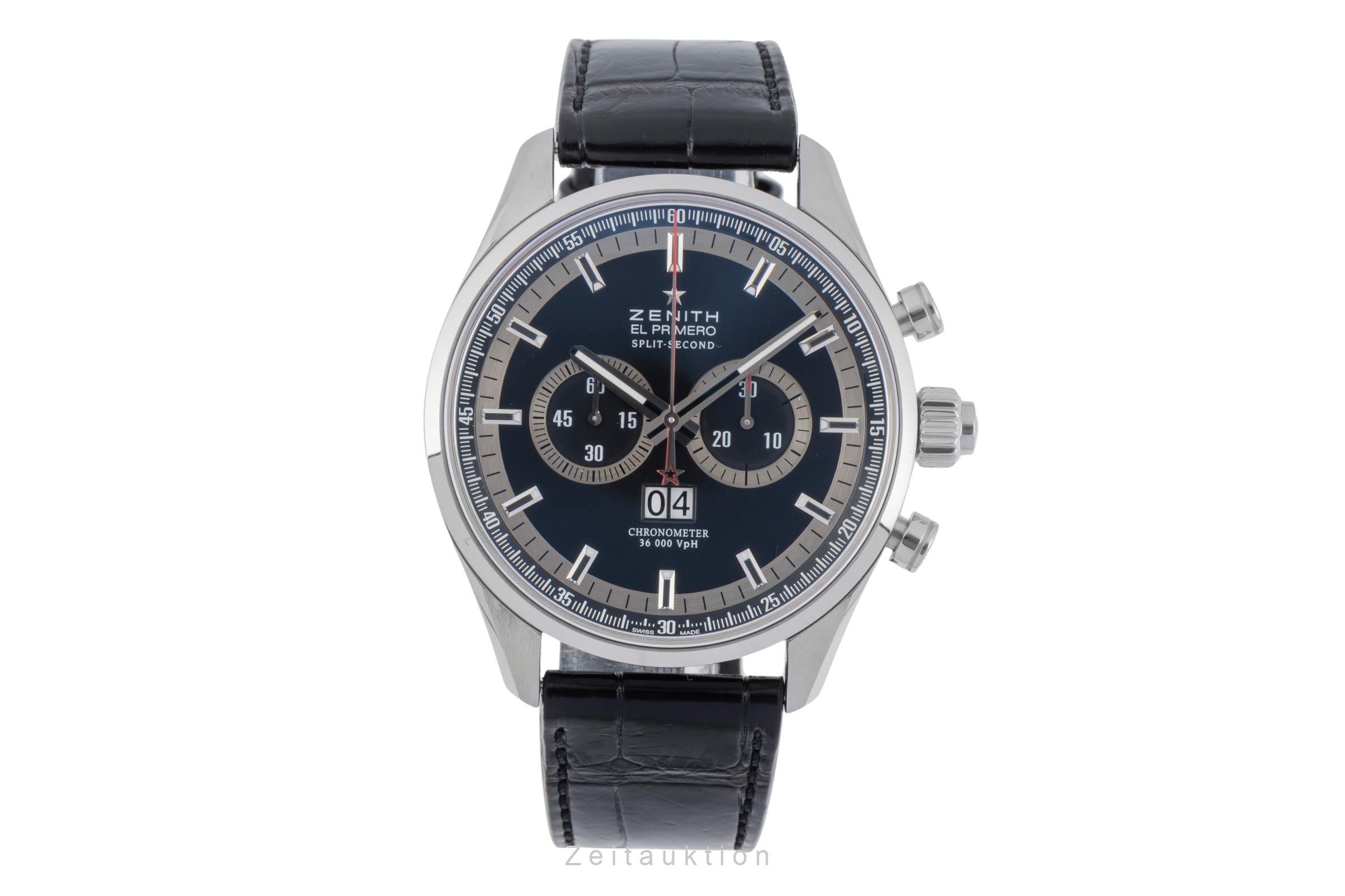 Zenith El Primero chronograph steel automatic Kal. 4026 Ref