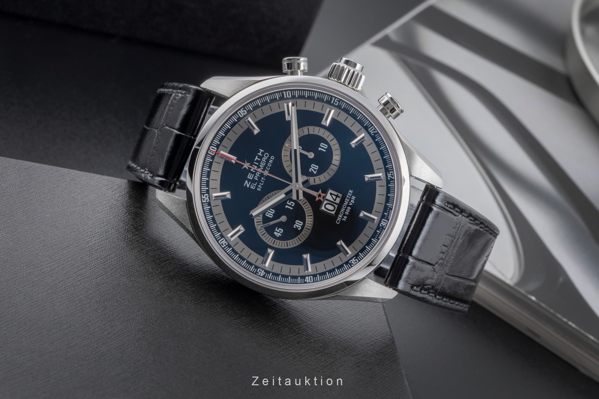 Zenith El Primero chronograph steel automatic Kal. 4026 Ref